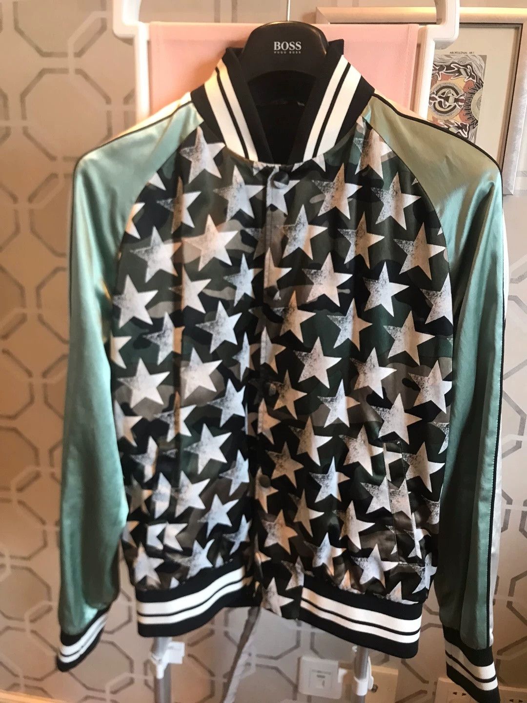 Valentino Valentino Camouflage Stars Baseball Jacket Size US S / EU 44-46 / 1 - 2 Thumbnail