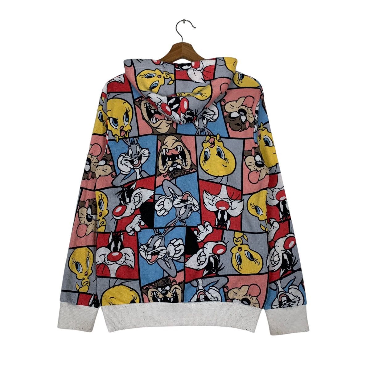 Cartoon Network LOONEY TUNES Fullprint Pullover Hoodies Sweatshirt #1348-C61 Size US M / EU 48-50 / 2 - 7 Thumbnail