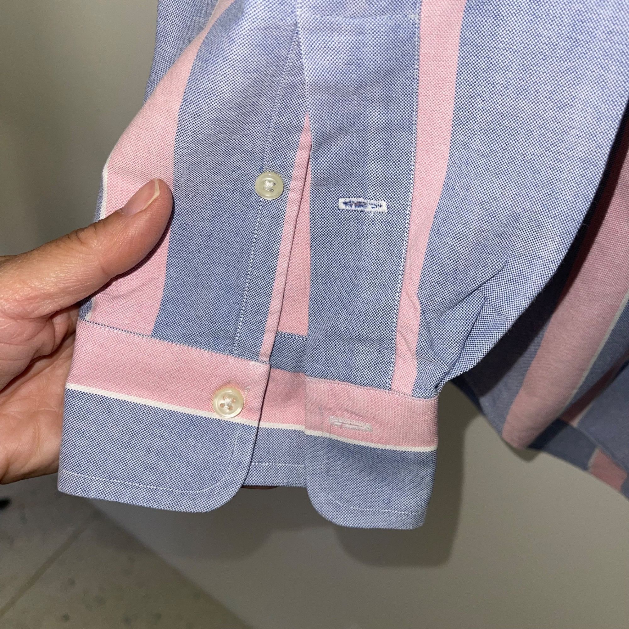 Ralph Lauren Ralph Lauren Vintage Mens Shirt Size 34 Blue Striped Size US XXS / EU 40 - 7 Thumbnail