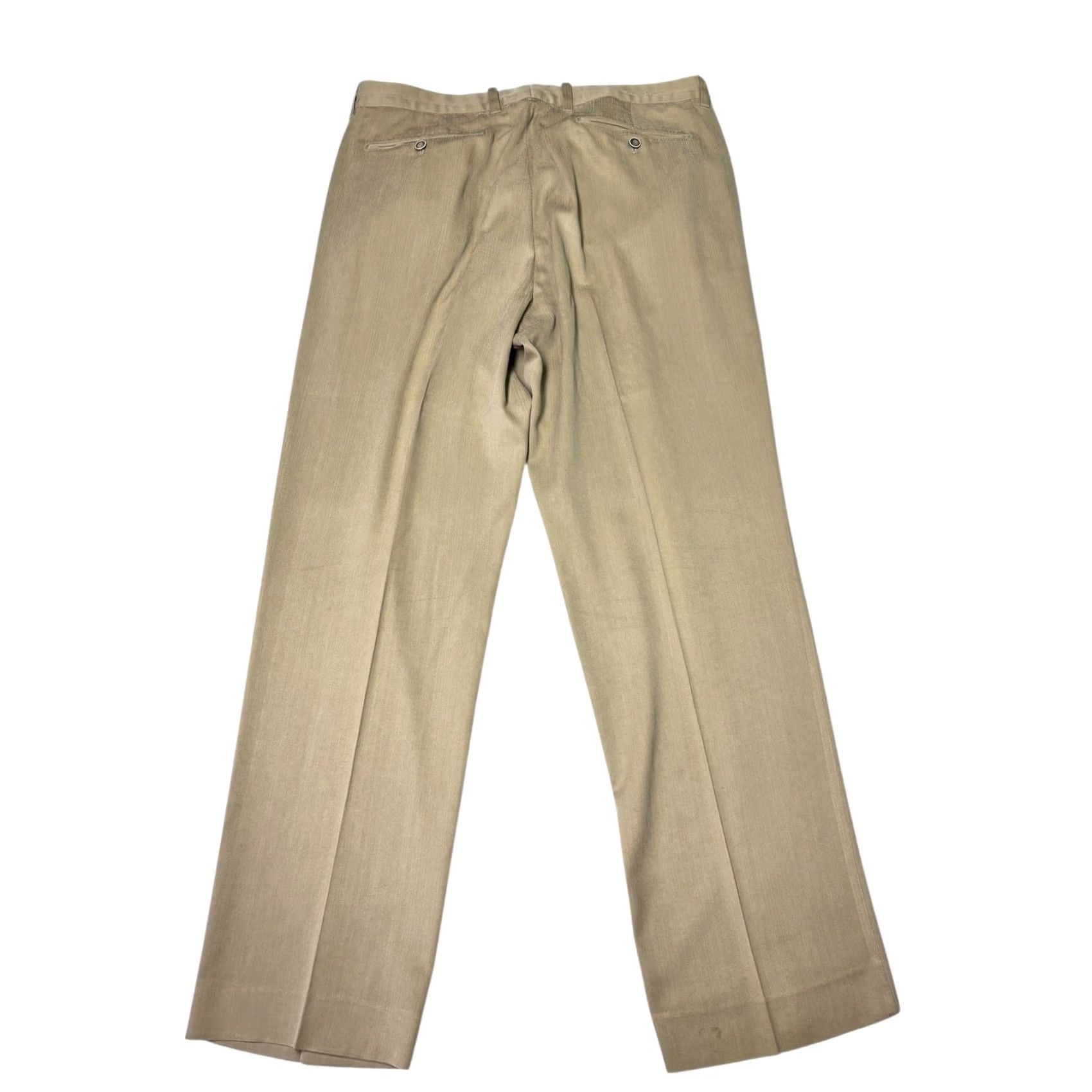 Tommy Bahama Tommy Bahama Mens Pleated Dress Pants Silk Rayon Blend Khaki 38x32 Size US 38 / EU 54 - 7 Thumbnail