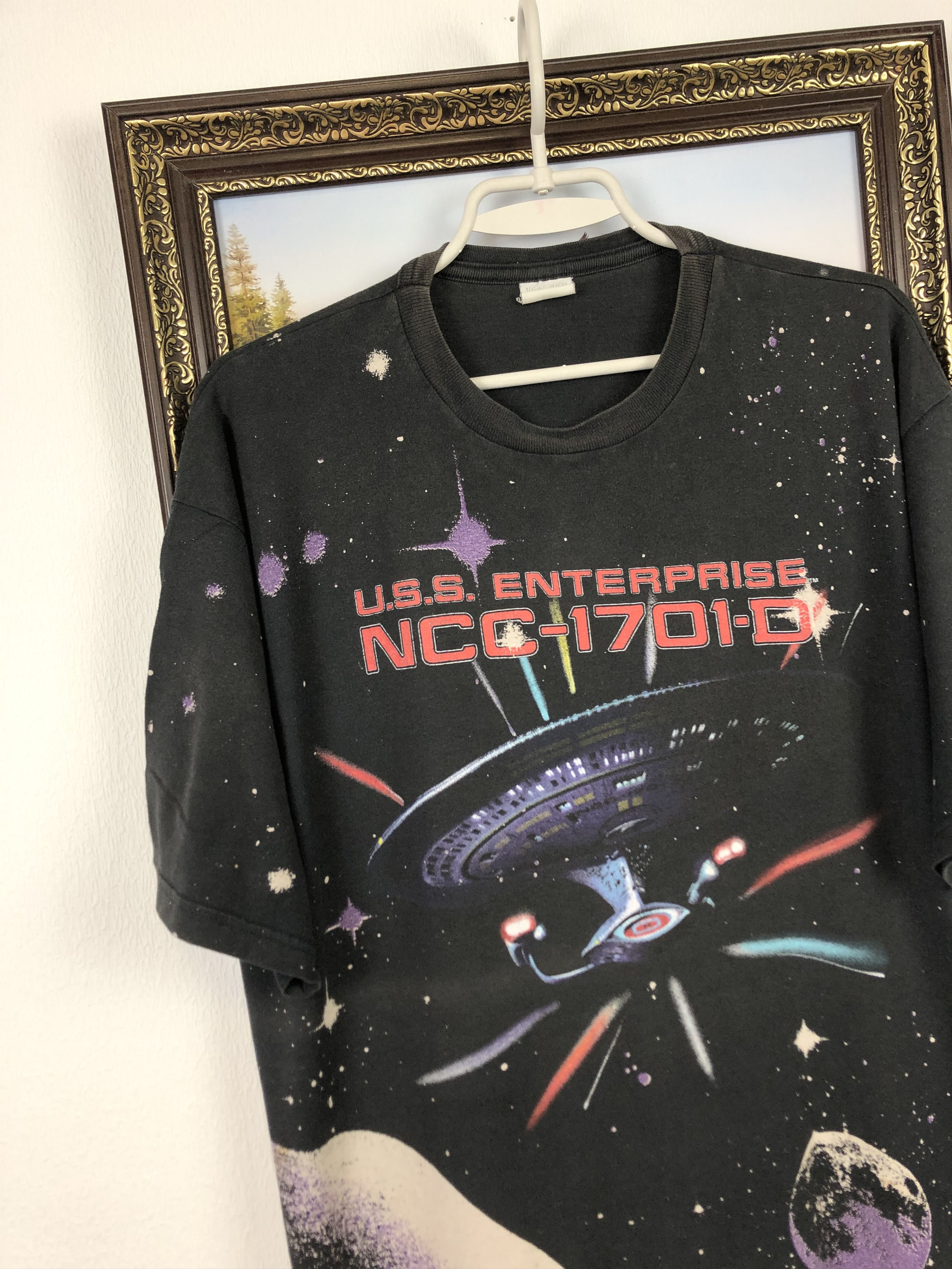 Vintage Vintage Star Trek Insurrection Movie USS Enterprise Shirt Size US XL / EU 56 / 4 - 3 Thumbnail