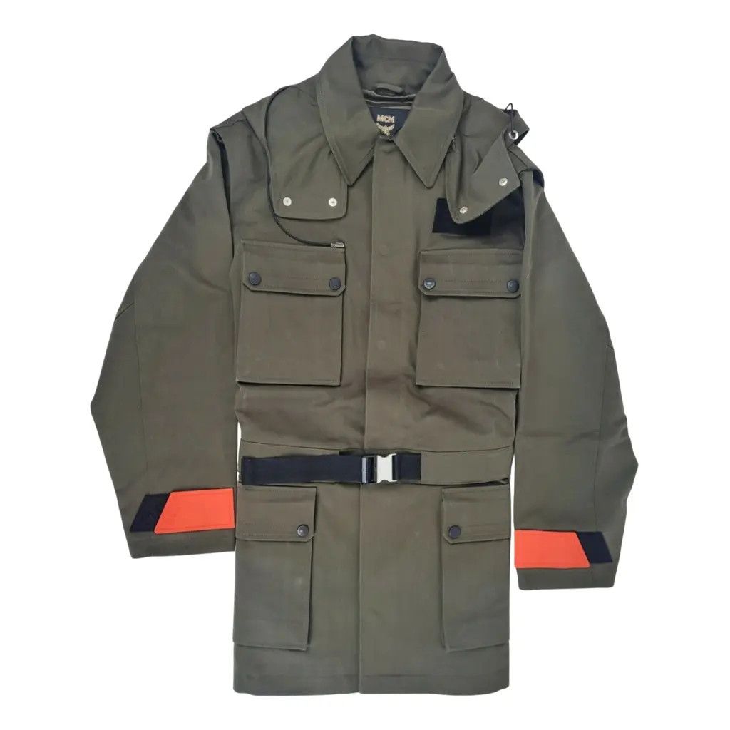 MCM o1y0225 Hooded Jacket in Military Green Size US S / EU 44-46 / 1 - 1 Thumbnail