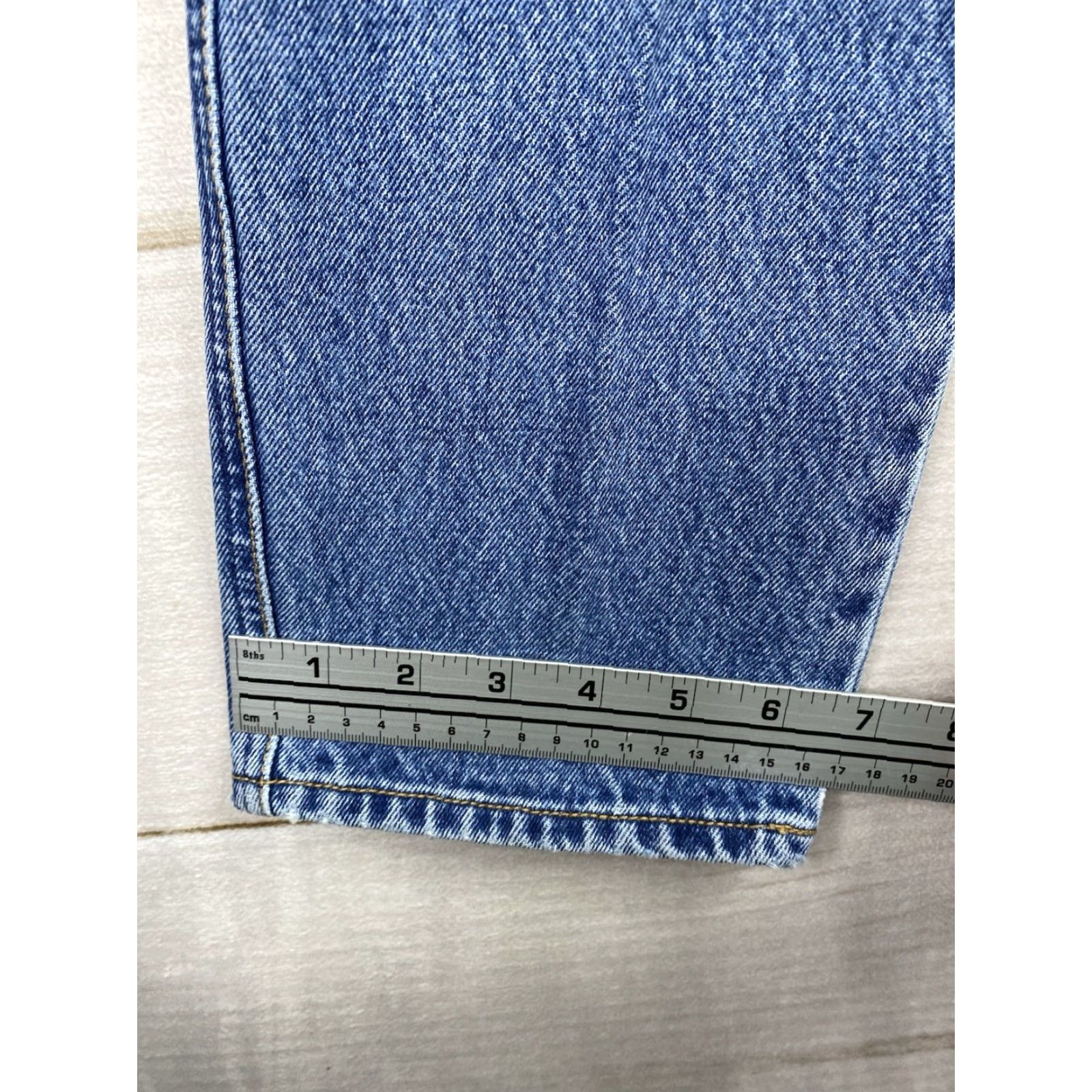 Vintage VINTAGE Lawman Jeans Womens Jr 3 Western Denim High Rise 35” Inseam Blue 80s 90s Cowboy Bootscut Jeans Womens Size 26" / US 2 / IT 38 - 7 Thumbnail