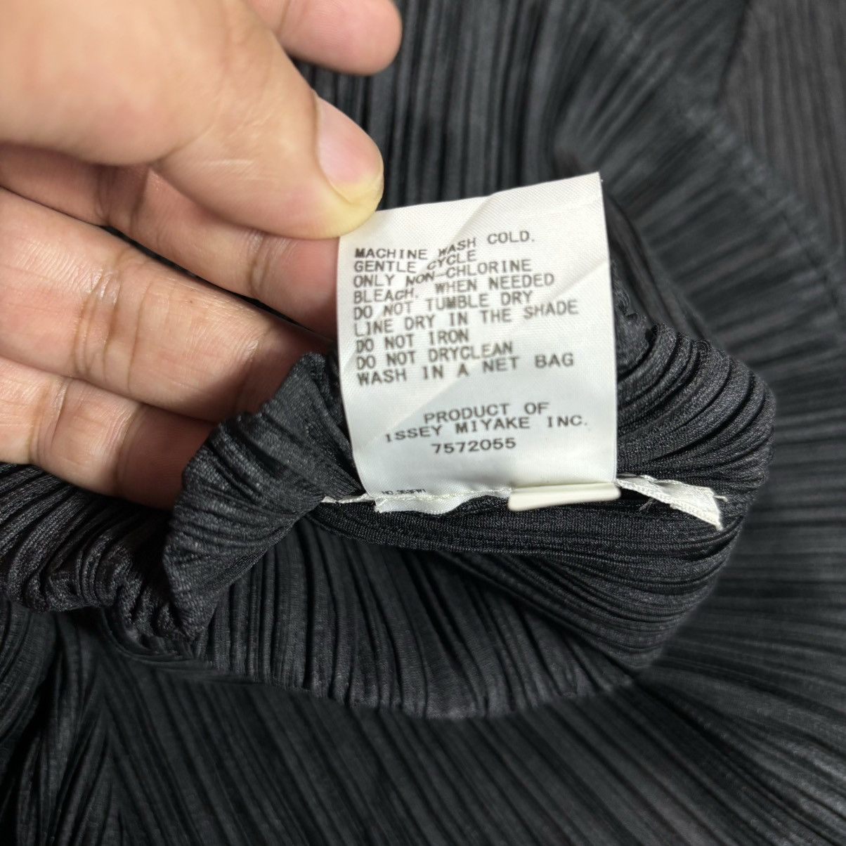 Japanese Brand × Pleats Please Issey Miyake Issey Miyake Pleats Please - High Neck Basic shirt Size S / US 4 / IT 40 - 4 Thumbnail