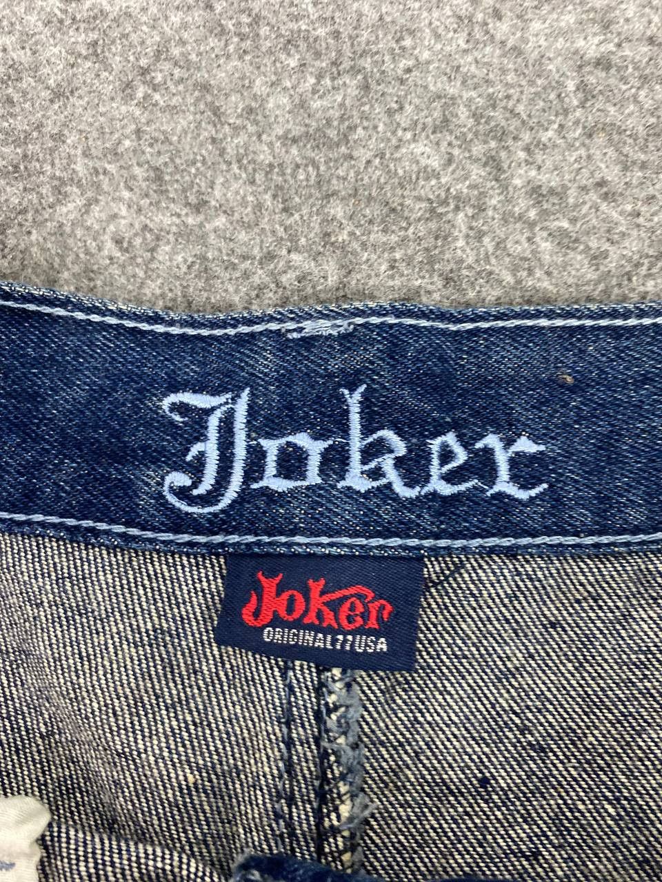 Japanese Brand vintage joker baggy denim nice design Size US 33 - 13 Thumbnail