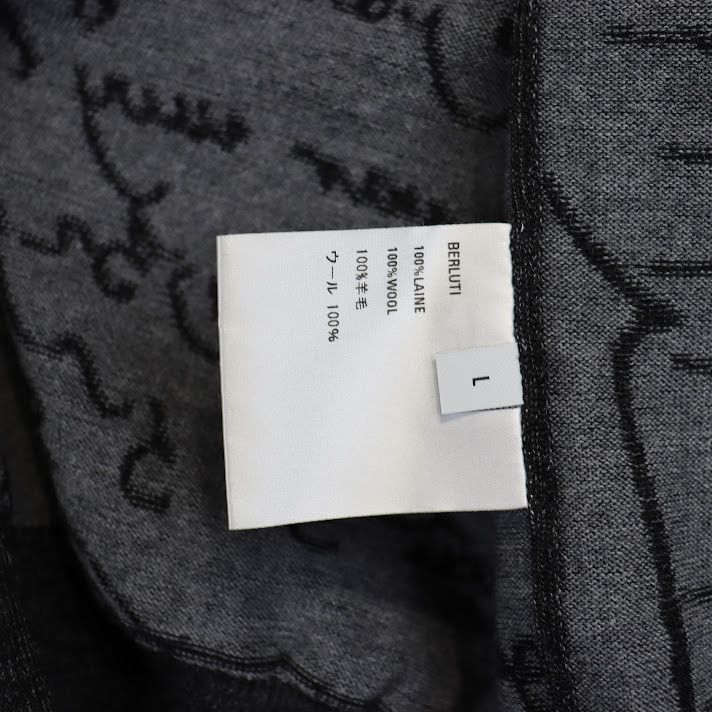 Berluti o1rshd1 Scritto Zip Up Hoodie in Noir Size US L / EU 52-54 / 3 - 7 Thumbnail