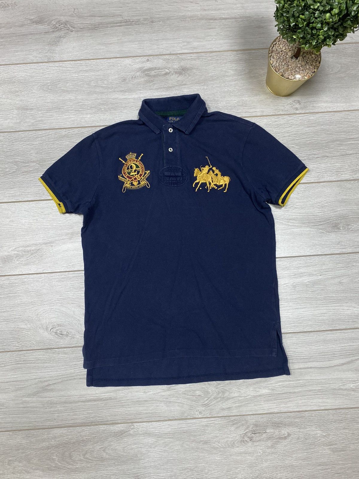 Vintage Polo Ralph Lauren big 2 logo Carti Embroider Horse Riders Size US M / EU 48-50 / 2 - 1 Thumbnail