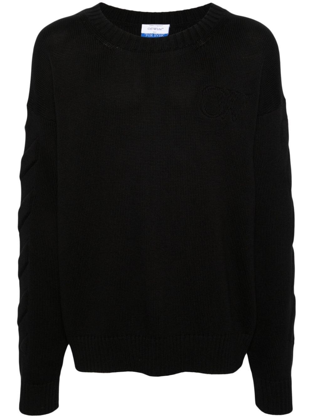 Off-White `3D Diag` Knit Crew-Neck Sweater Size US S / EU 44-46 / 1 - 1 Thumbnail