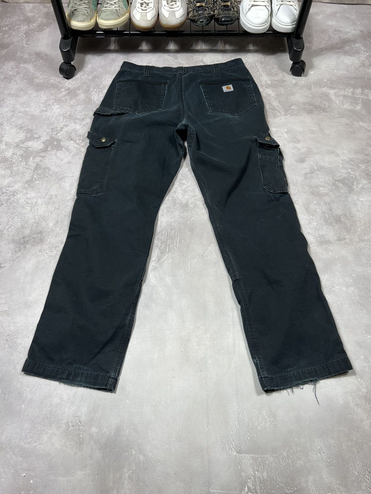 Carhartt Vintage Carhartt Distressed Workwear Baggy Cargo Pants Size US 32 / EU 48 - 3 Thumbnail