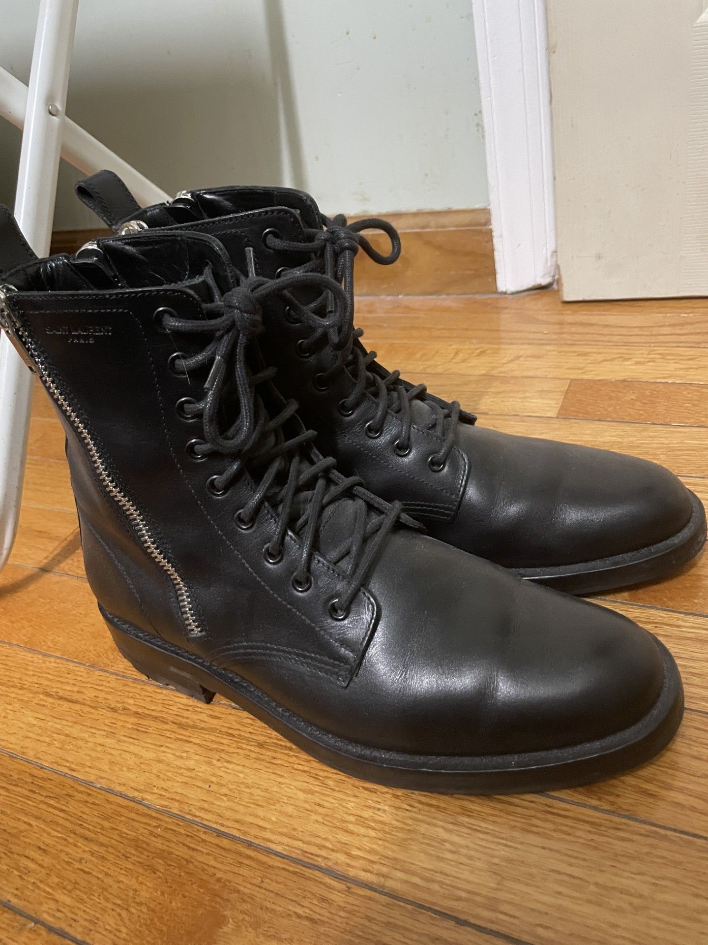 Yves Saint Laurent Saint Laurent Double Zip Ranger Boots Size US 9 / EU 42 - 6 Thumbnail