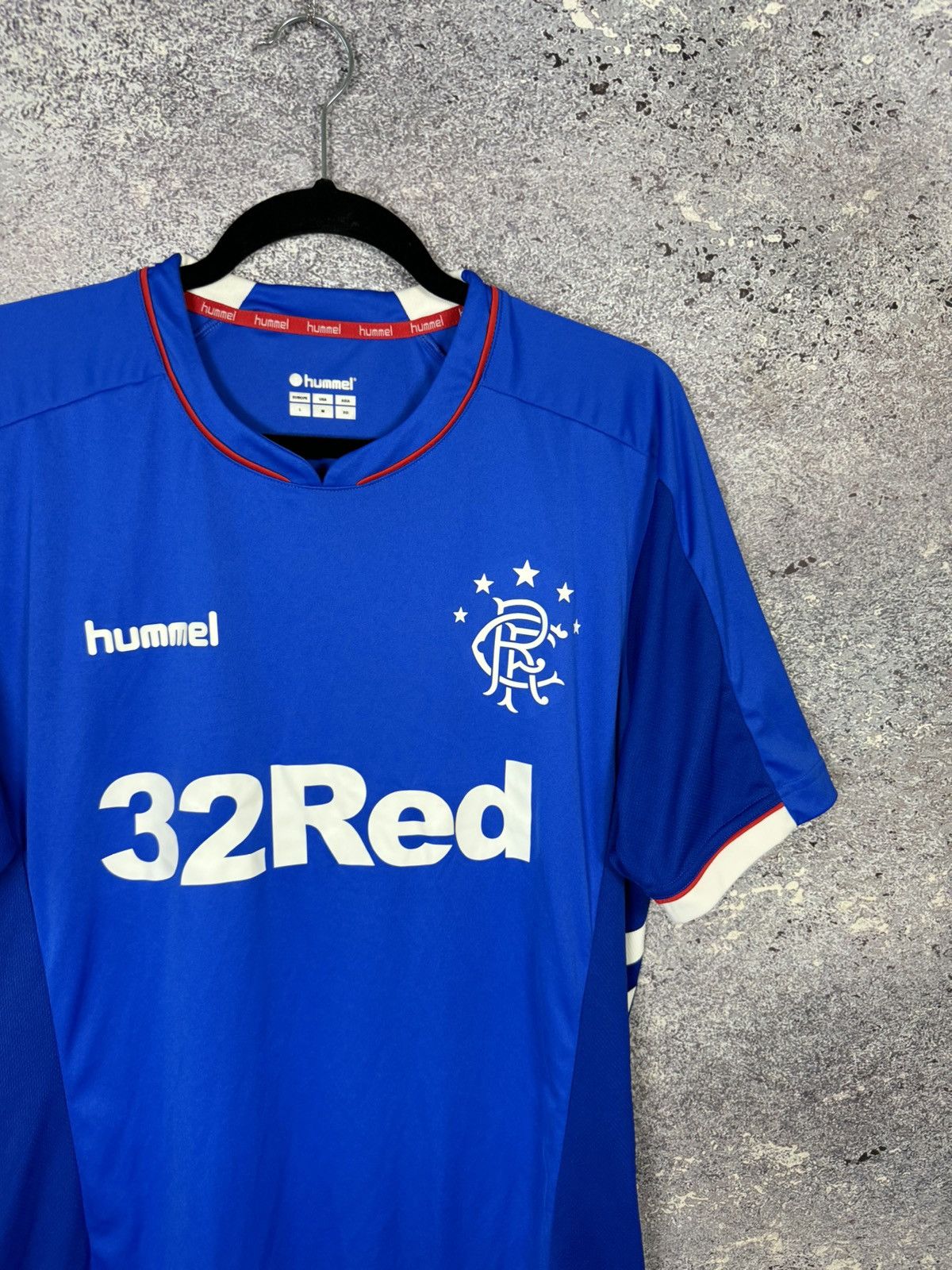 Hummel × Vintage Vintage Rangers FC 2018/19 Hummel Soccer Jersey Blokcore Size US M / EU 48-50 / 2 - 2 Thumbnail