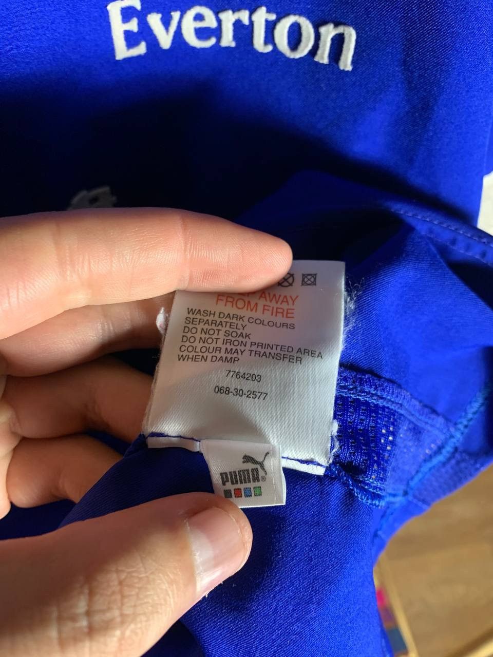 Puma VINTAGE PUMA FC EVERTON ENGLAND SOCCER JERSEY RETRO Y2K 90s Size US XS / EU 42 / 0 - 7 Thumbnail