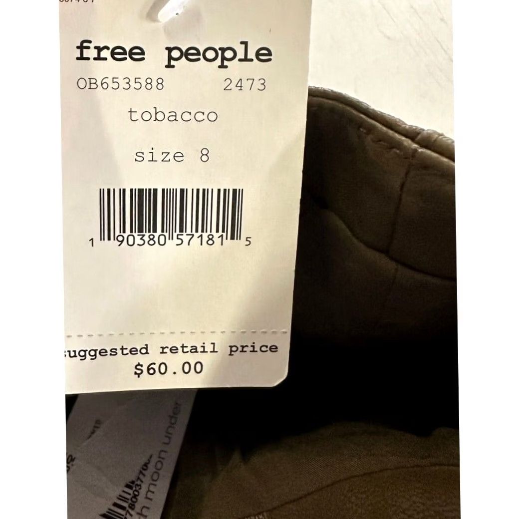 Free People VINTAGE Free People Skirt Women 8 Tobacco Back Zip Mini Straight Pencil Skirt Ladies NEW Size 30" / US 8 / IT 44 - 7 Thumbnail