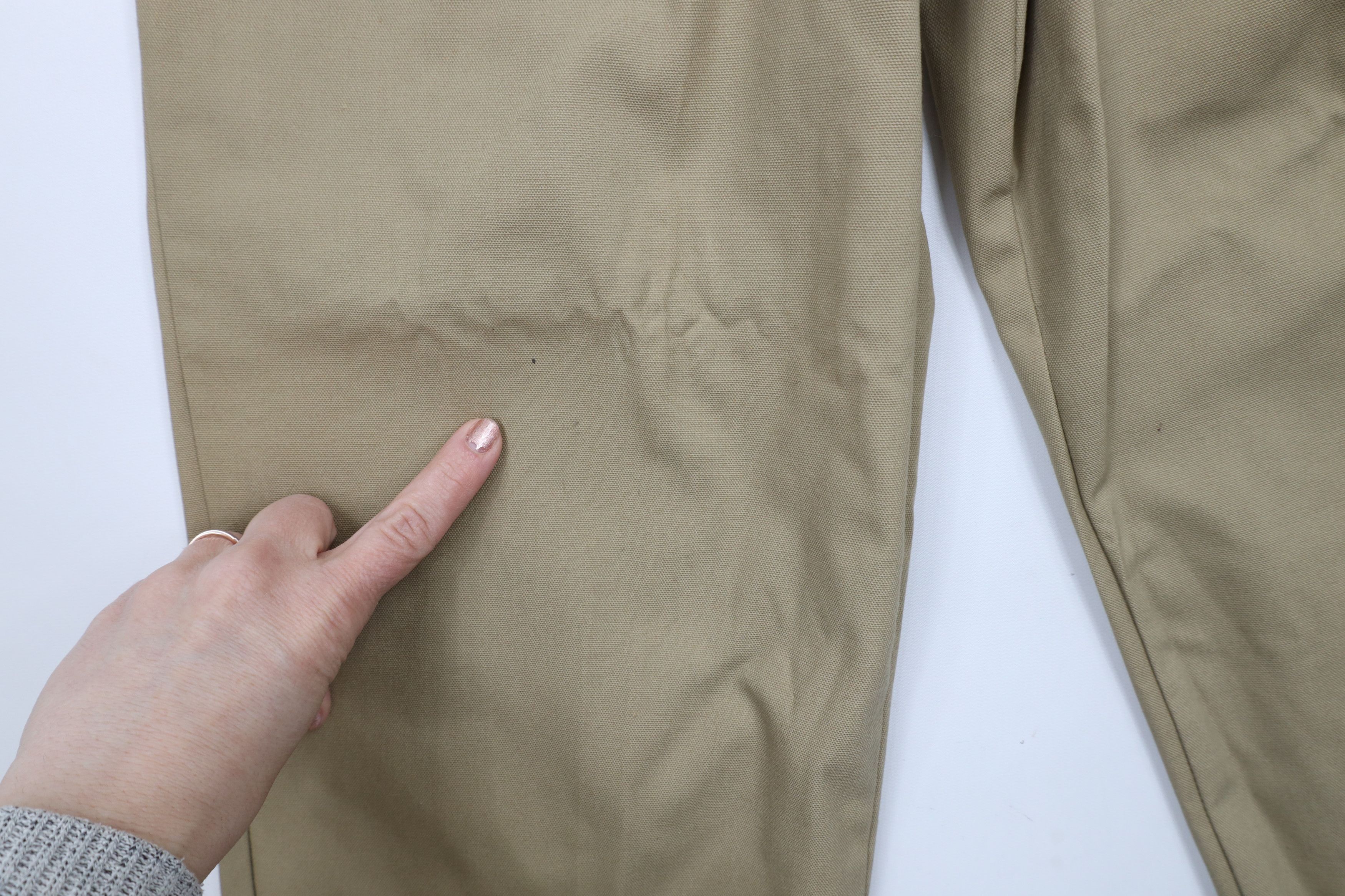 Vintage Vintage 90s Streetwear Blank Tapered Leg Pants Beige Size 26" / US 2 / IT 38 - 7 Thumbnail