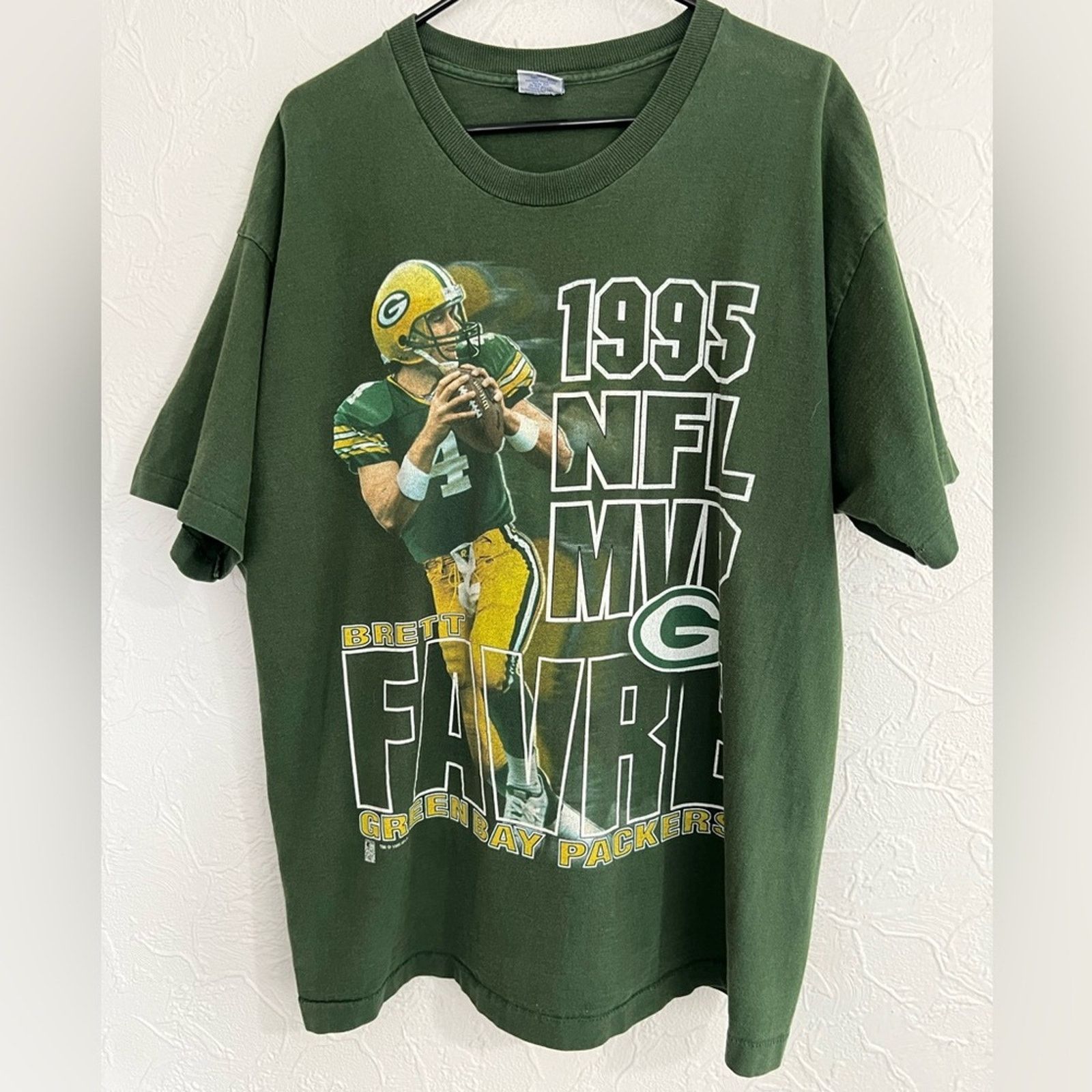 Salem Sportswear Vintage - Salem Sportswear 1995 Brett Favre Packers Shirt Size US XL / EU 56 / 4 - 1 Thumbnail