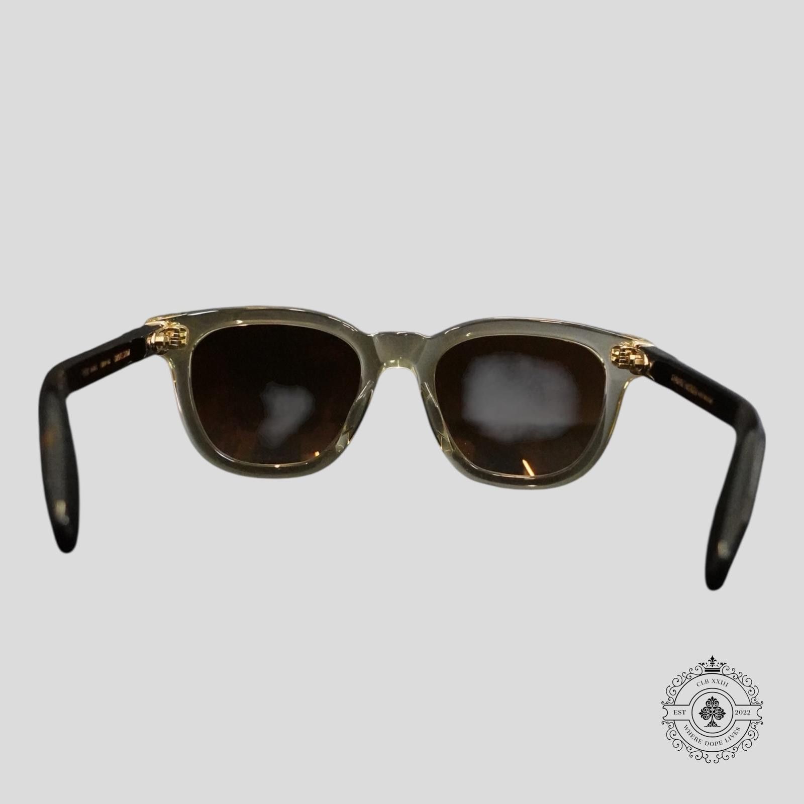 Chrome Hearts Chrome Hearts Smoke Show Glasses in Tortoise Shell/Gold Size ONE SIZE - 4 Thumbnail