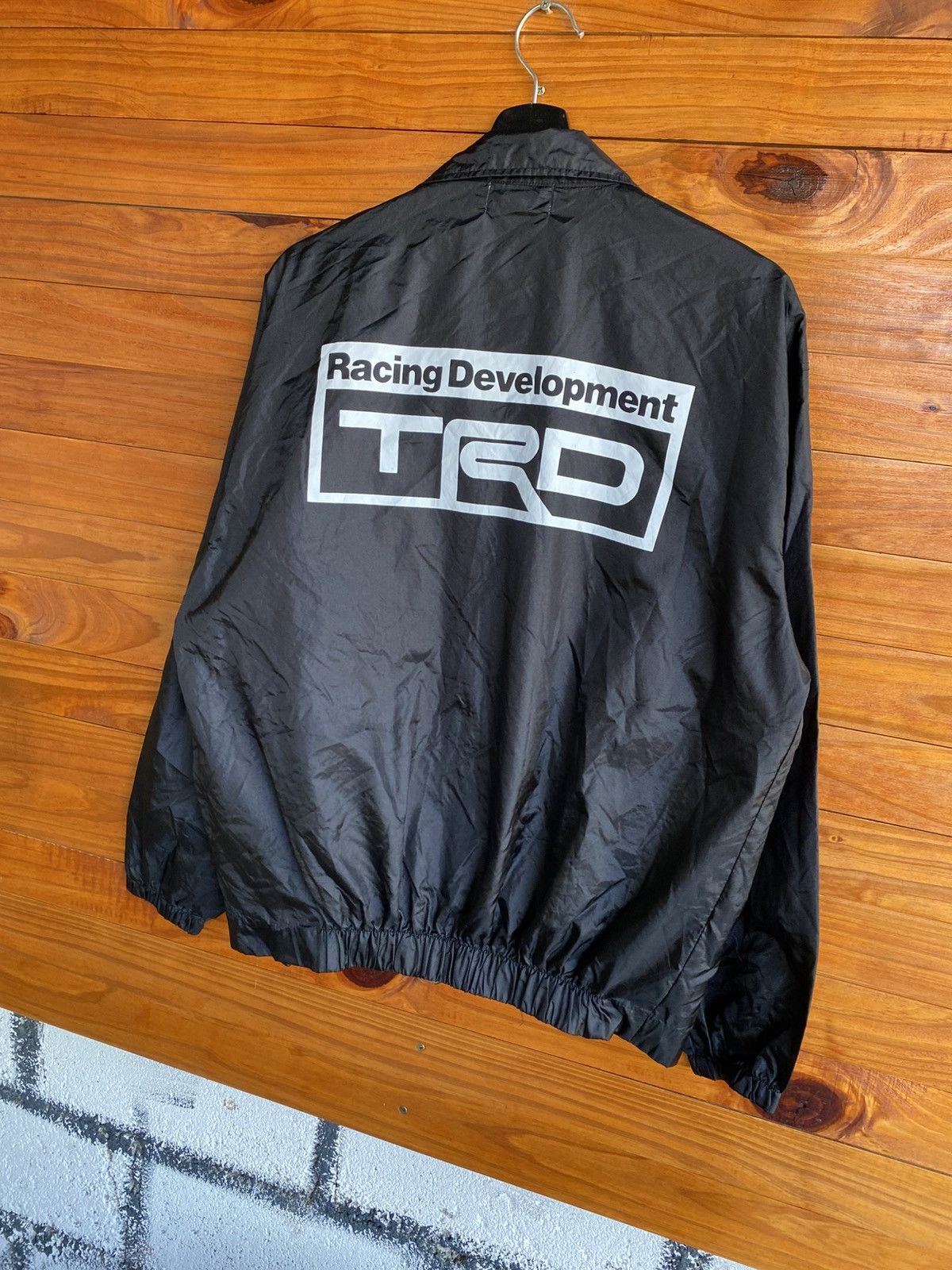 Vintage Vintage TRD Toyota Racing Development Black Nylon Jacket Size US M / EU 48-50 / 2 - 4 Thumbnail