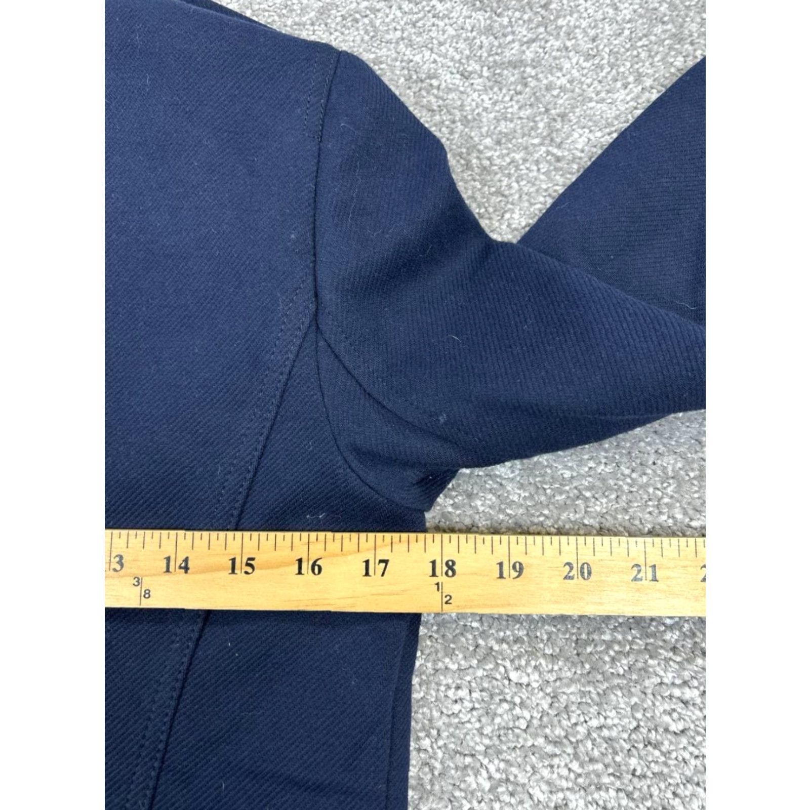 Talbots Talbots Jacket Womens 4 Blue Cotton Knit Regular Button Front Casual Spring Fall Winter Adults Size S / US 4 / IT 40 - 6 Thumbnail