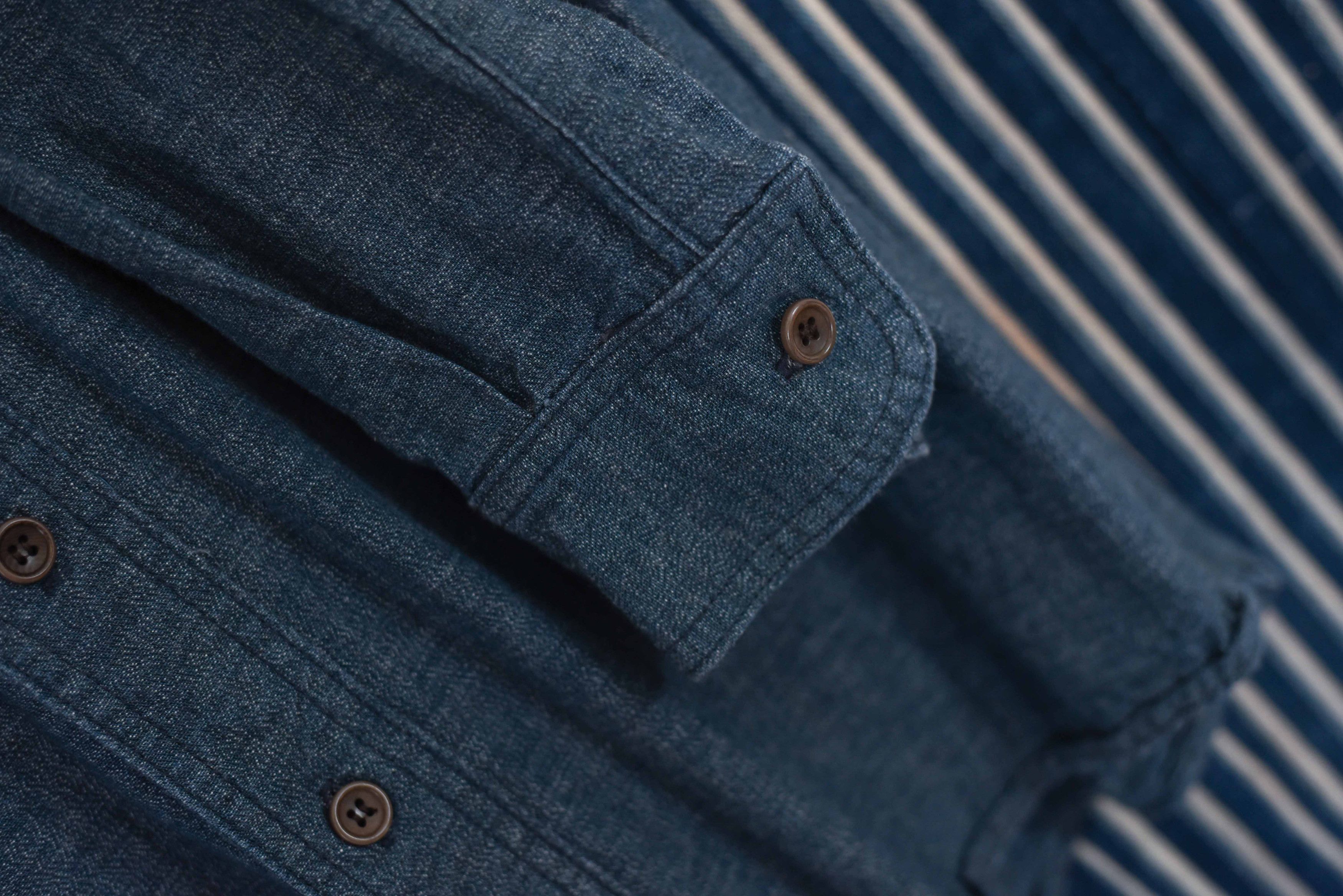 Epaulet Epaulet NYC LA Chambray Shirt - Slate Blue - Size Medium M Size US M / EU 48-50 / 2 - 4 Thumbnail