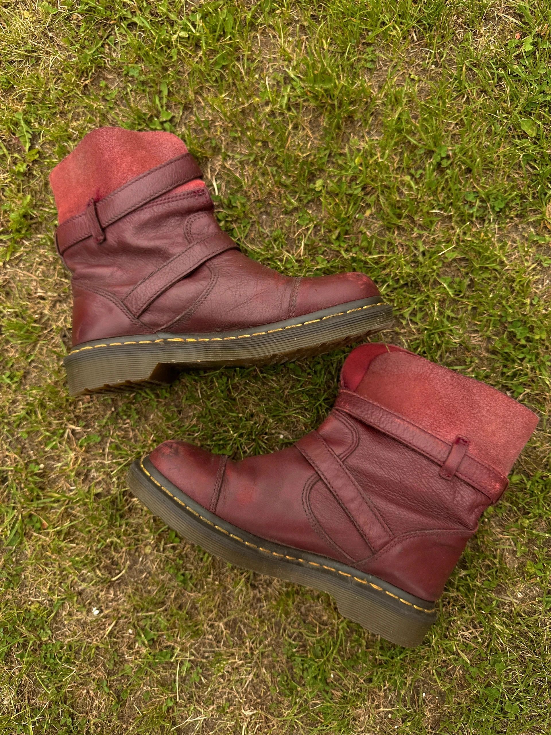 Dr. Martens vintage dr. martens kristy cowboy western leatherboots Size US 6 / IT 36 - 2 Thumbnail
