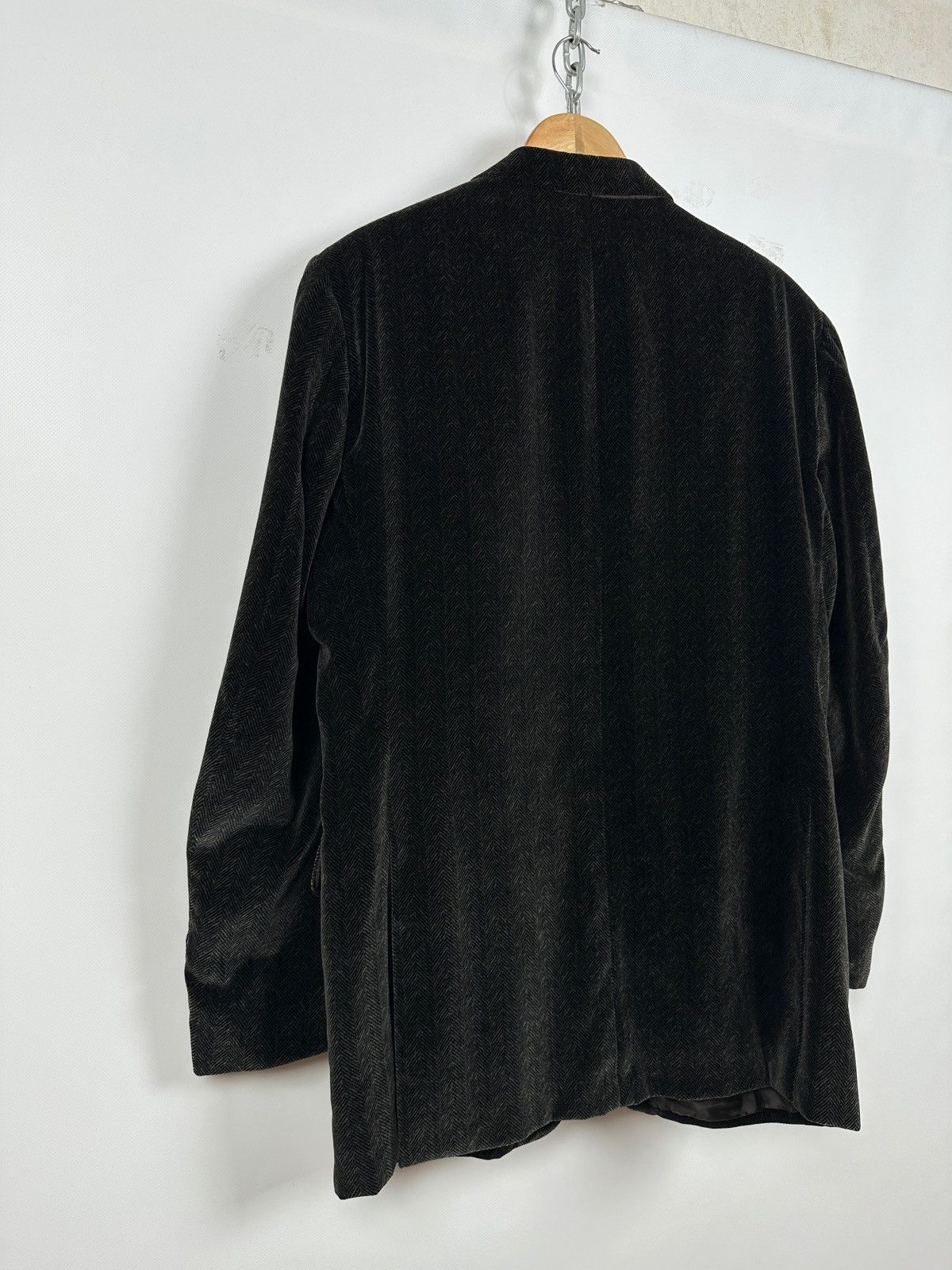 Caruso Raffaele Caruso Sartoria Parma Herringbone Handmade Blazer Size US L / EU 52-54 / 3 - 13 Thumbnail