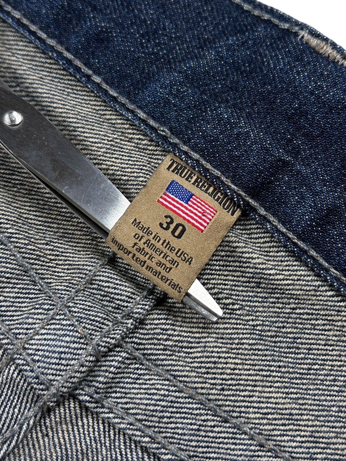 True Religion Y2K True Religion Rocco Relaxed Skinny Jeans W30 Made In USA Size US 30 / EU 46 - 18 Thumbnail