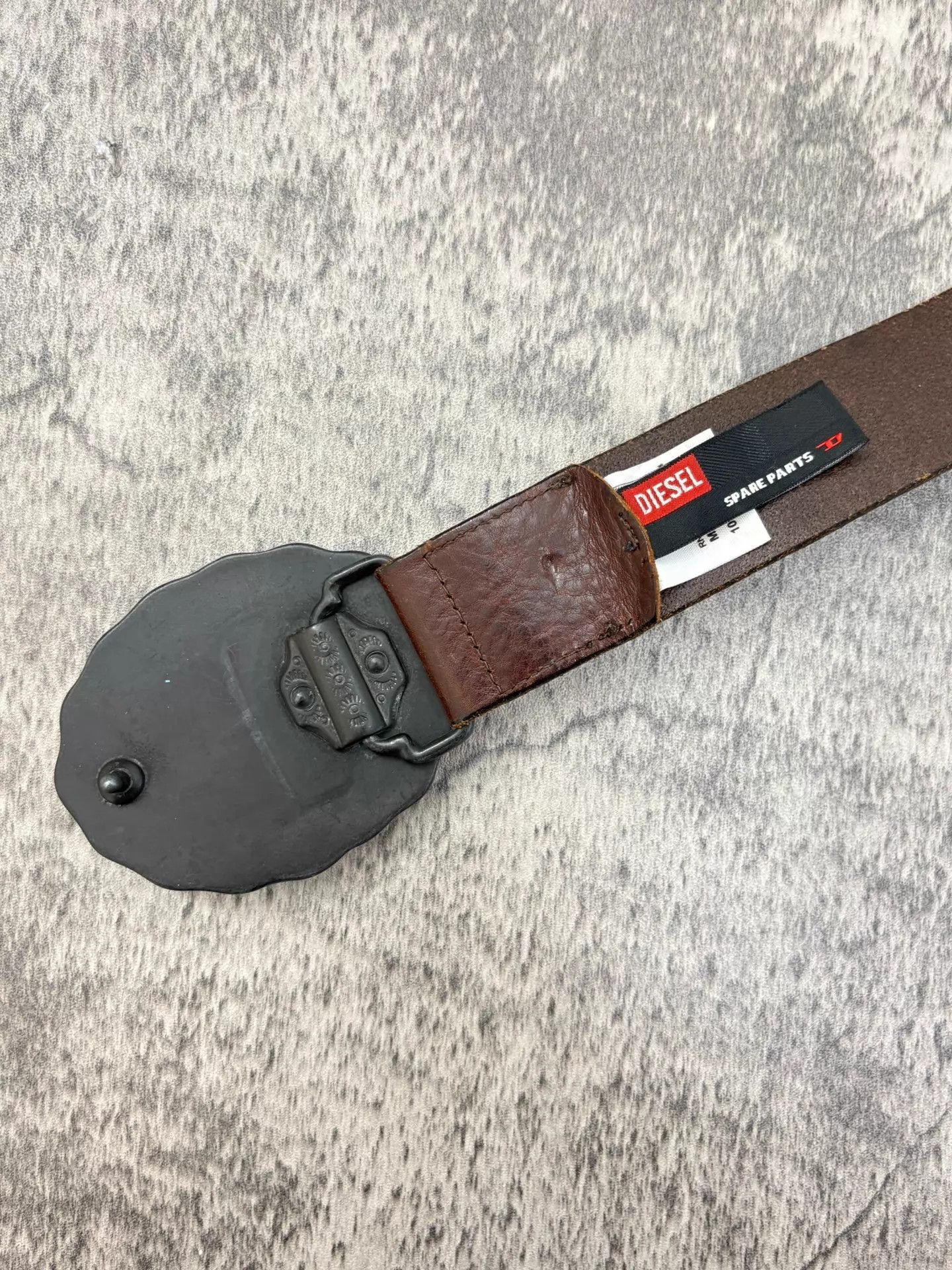 Diesel Diesel Vintage Emboss Crystal Flower Leather Belt Size ONE SIZE - 7 Thumbnail