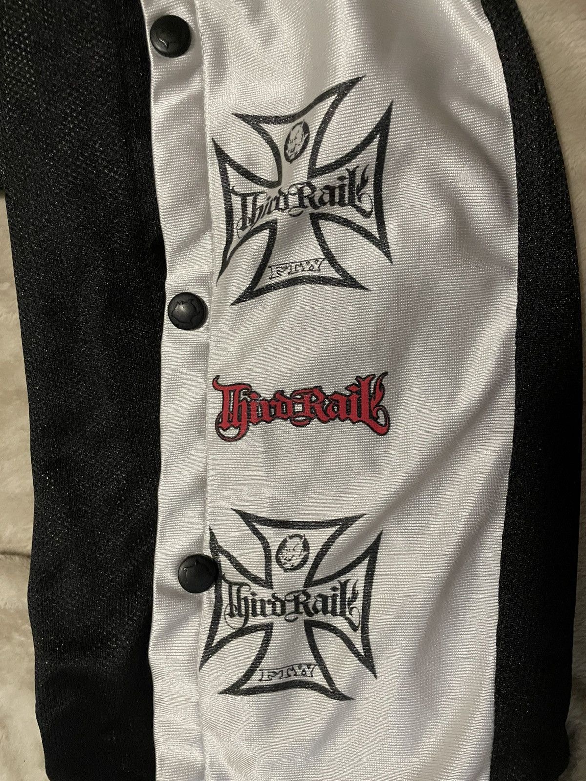 Affliction Vintage Third Rail Tearaway Track Pants Y2K (Rare) Size US 32 / EU 48 - 1 Thumbnail
