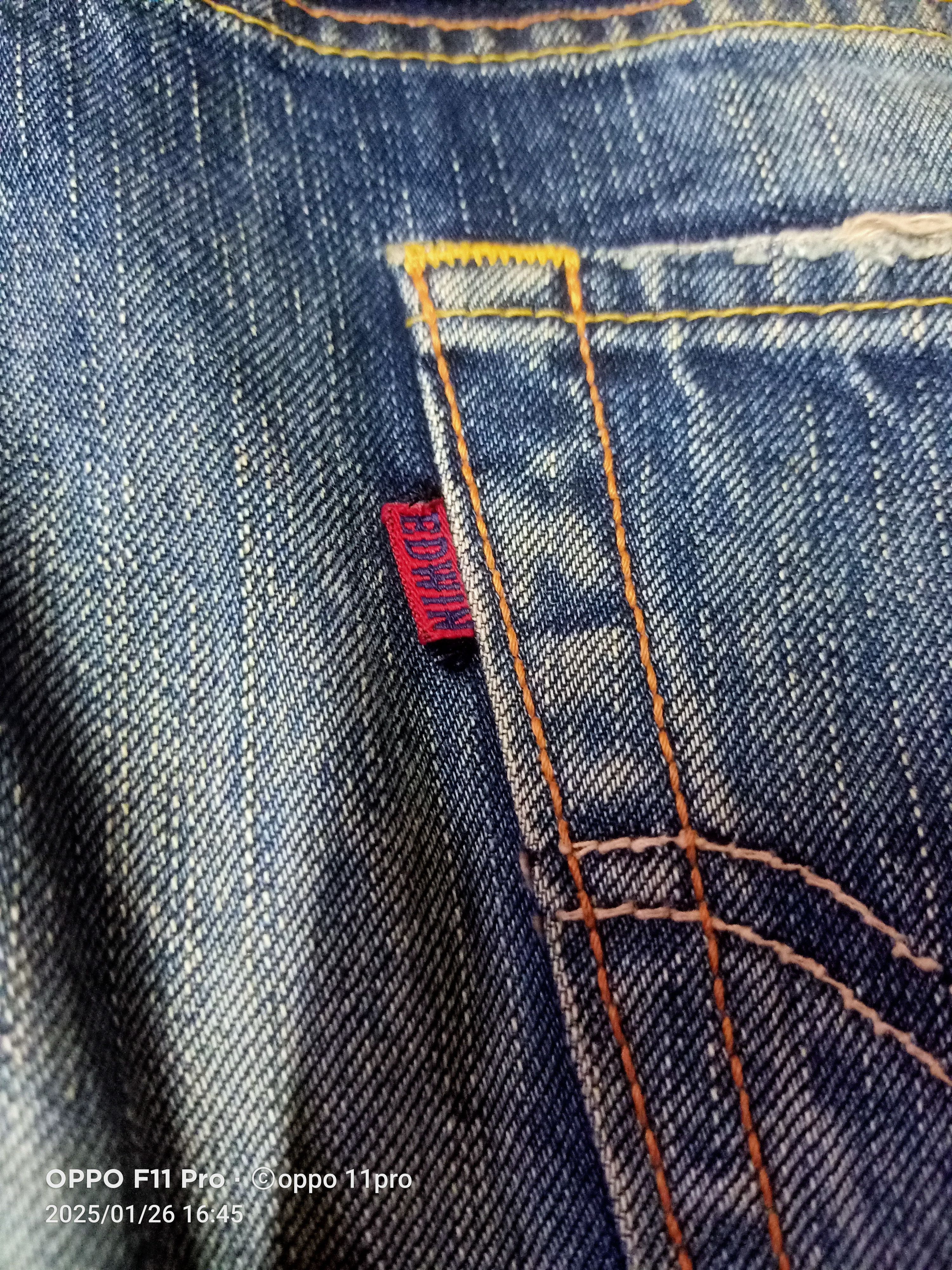 Edwin × Japanese Brand × Le Grande Bleu (L.G.B.) Edwin Vintage Flare Denim Stonewash Size US 34 / EU 50 - 11 Thumbnail