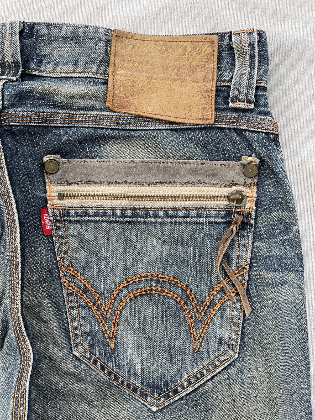 Edwin Vintage Edwin 503 Straight Jeans Size US 34 / EU 50 - 9 Thumbnail