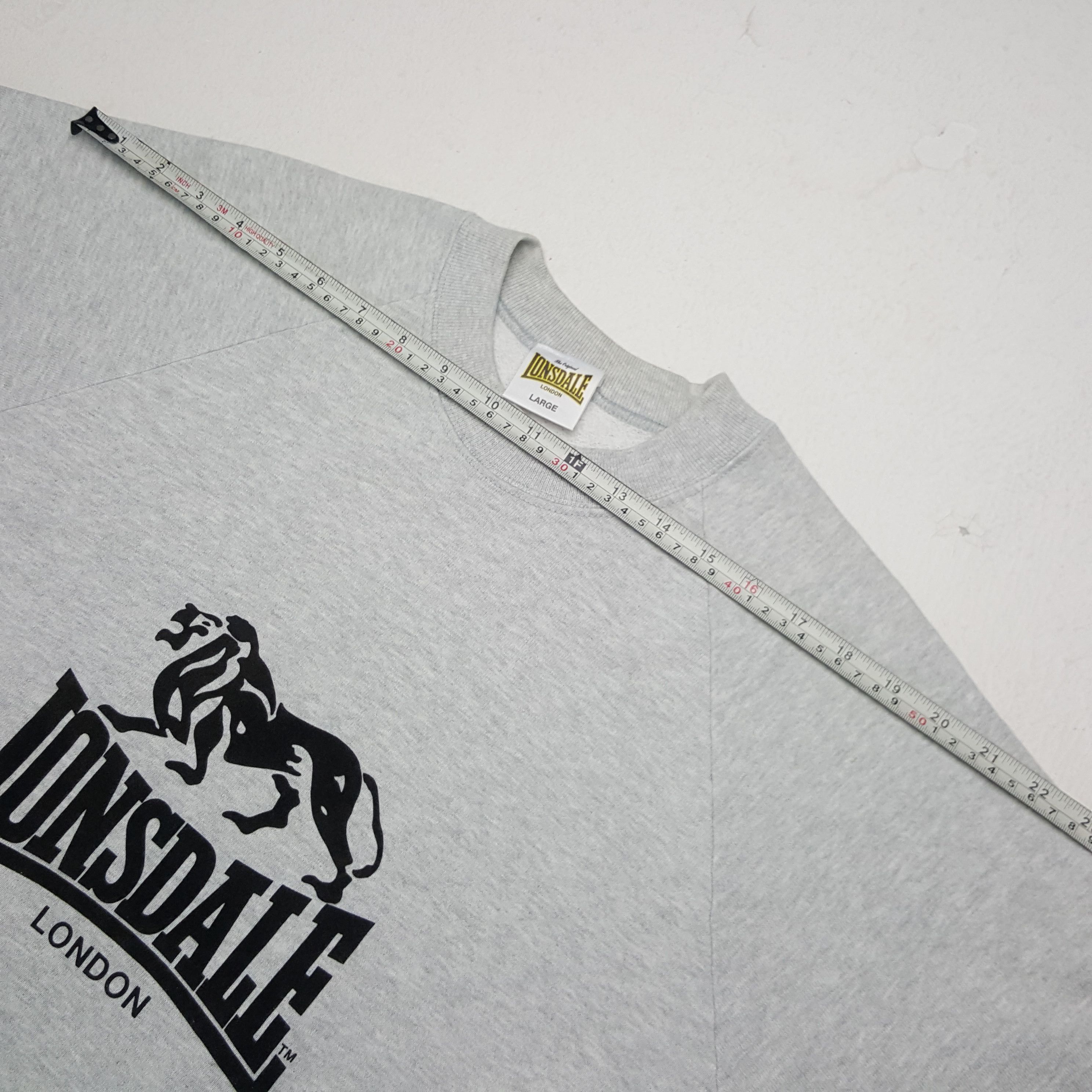 Lonsdale × Vintage Vintage Lonsdale London Designer Brand Sweatshirt Size US L / EU 52-54 / 3 - 5 Thumbnail