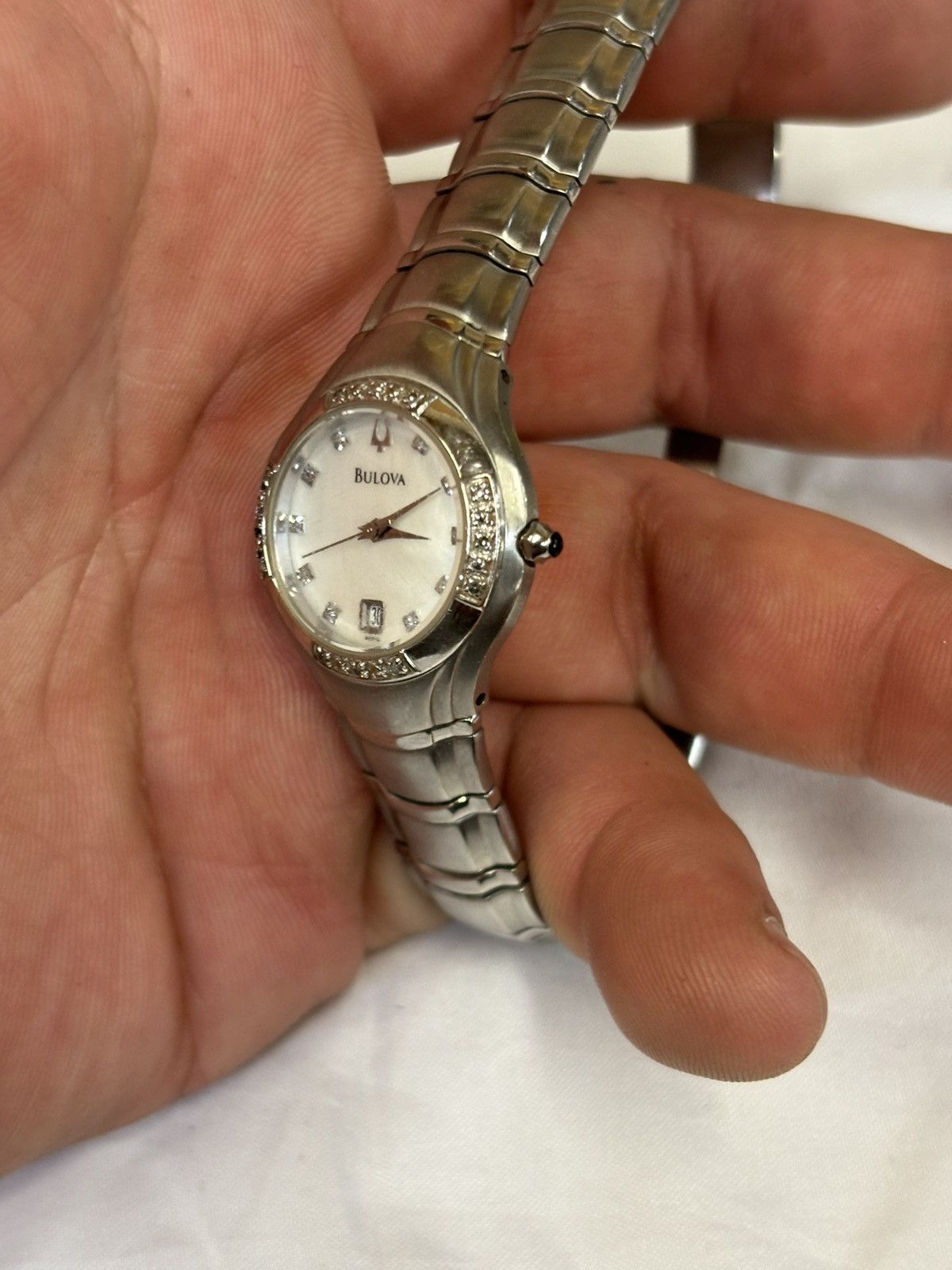 Bulova Bulova Maestro Diamond C899133 Silver Tone Women’s Watch Size ONE SIZE - 3 Thumbnail