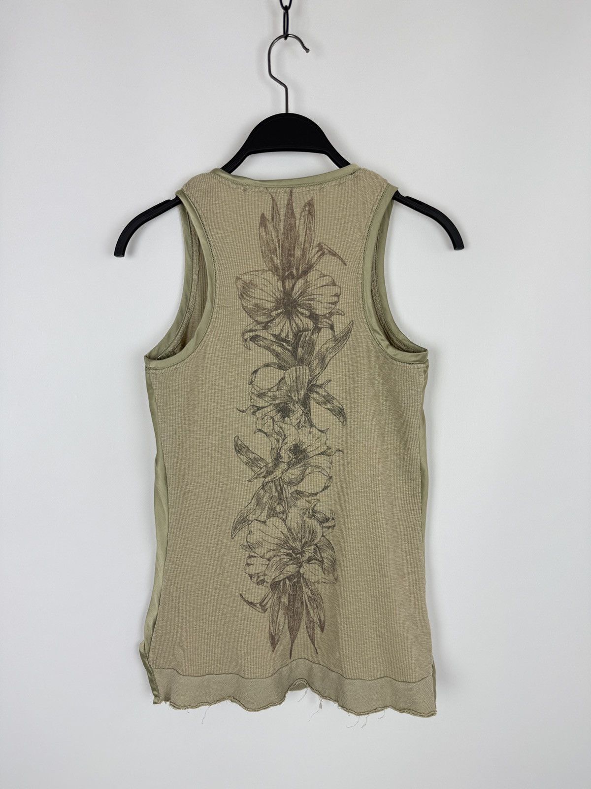 Miss Me Y2K Vintage Miss Me Distressed Ribbed Floral Sleeveless Top Size S / US 4 / IT 40 - 7 Thumbnail