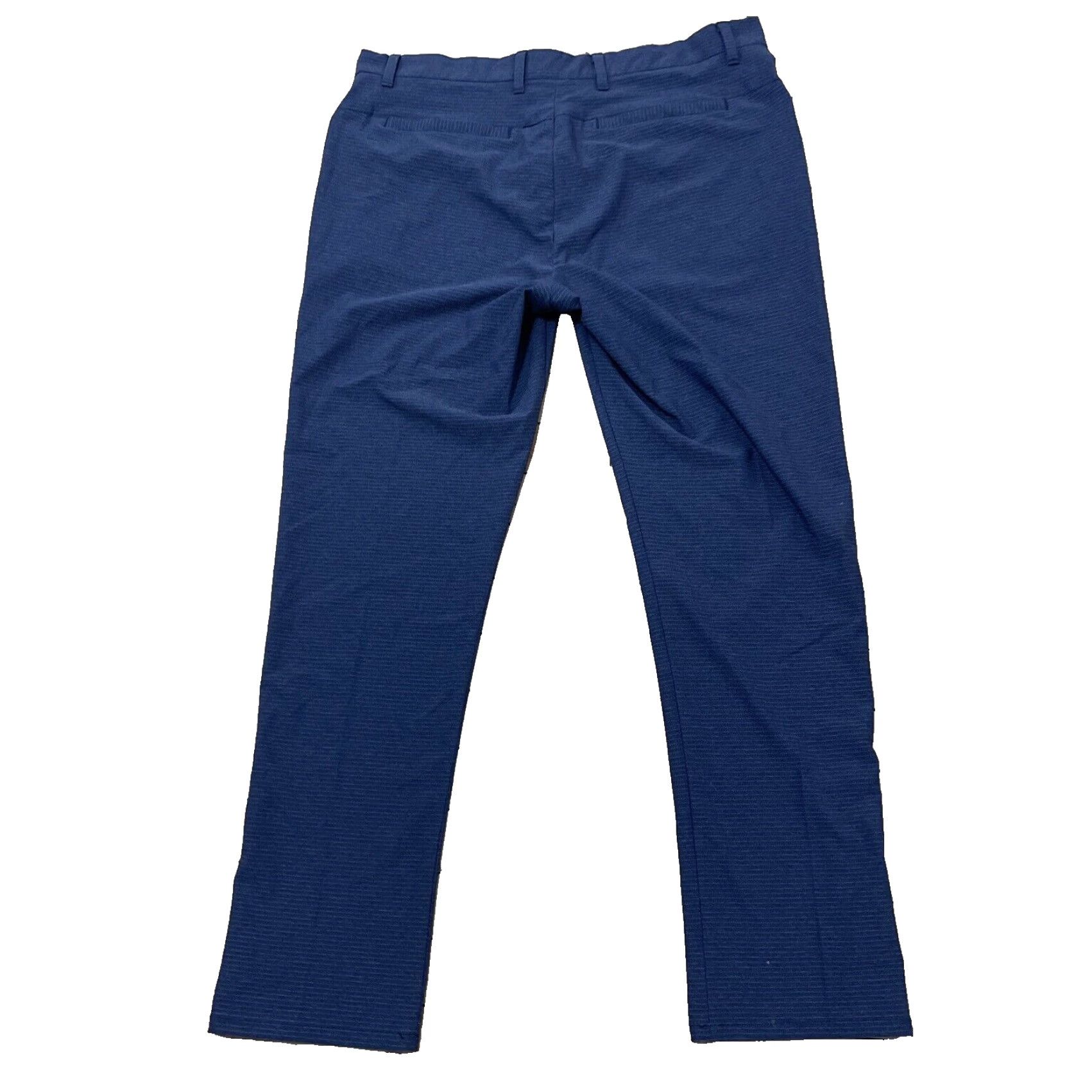 Vintage VINTAGE Hickey Freeman Performance Stretch Pants Men 36x31 Blue Geometric Golf Trousers Size US 36 / EU 52 - 2 Thumbnail