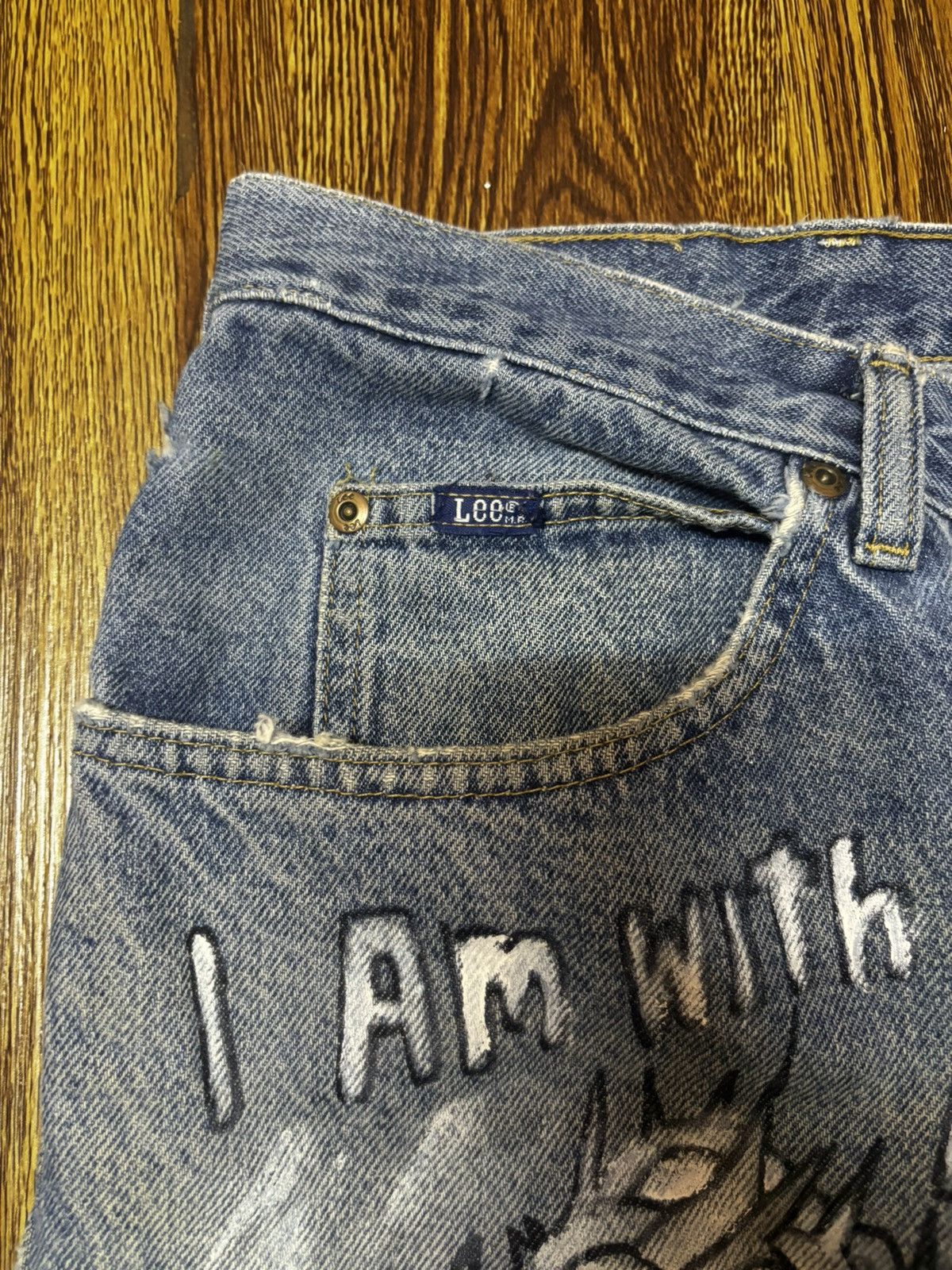 Designer × Vintage Jesus pants Size US 36 / EU 52 - 4 Thumbnail
