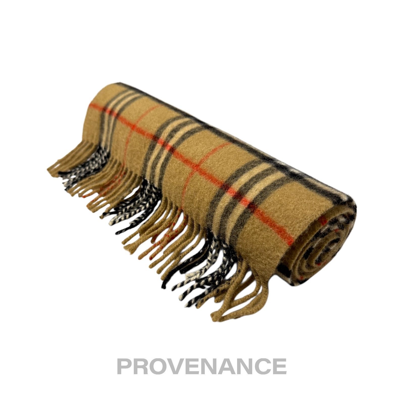 Burberry 🔴 Vintage Burberrys Scarf Nova Check 100% PURE CASHMERE Size ONE SIZE - 6 Thumbnail