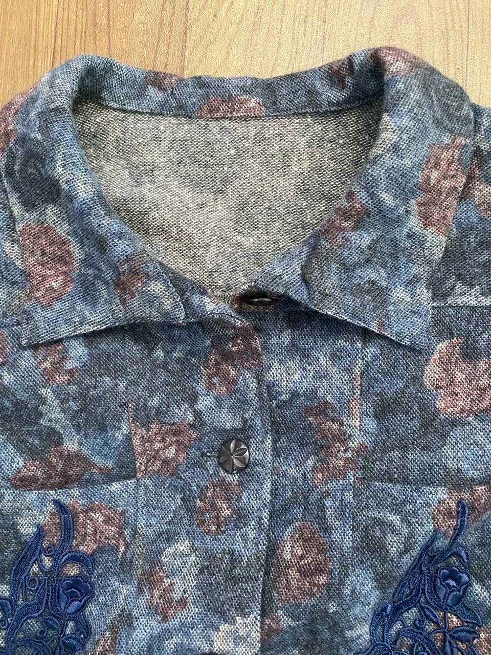 Flower Mountain × Japanese Brand × Vintage Vintage Flower Motive Button Up Coat Size M / US 6-8 / IT 42-44 - 11 Thumbnail