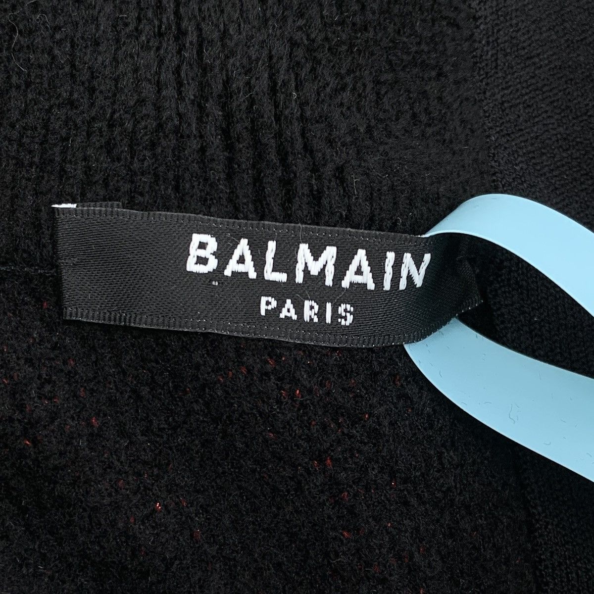 Balmain Balmain Striped Logo Rhinestone Long Sleeve Knit Dress K26WX Size XS / US 0-2 / IT 36-38 - 6 Thumbnail