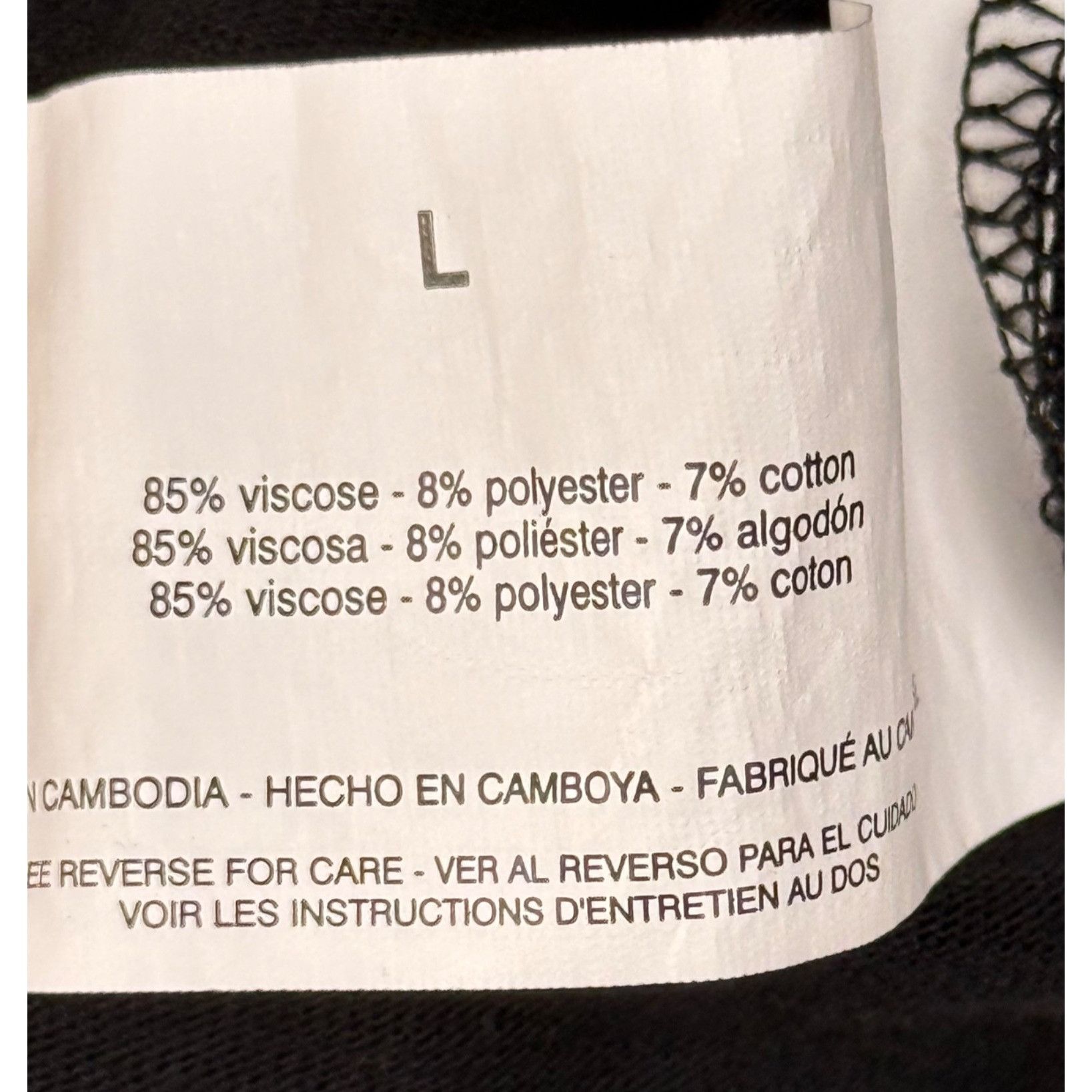 Jessica Simpson Jessica Simpson Women's Flutter Sleeve Tee Relaxed Fit V-Nec Size L / US 10 / IT 46 - 4 Thumbnail