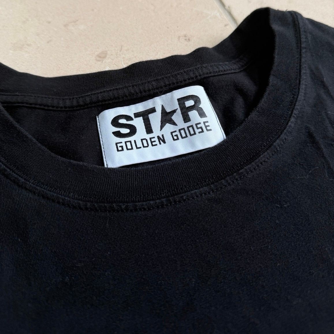 Golden Goose Golden Goose Star Logo T-Shirt XXL Black Back Graphic Tee Size US XXL / EU 58 / 5 - 2 Thumbnail