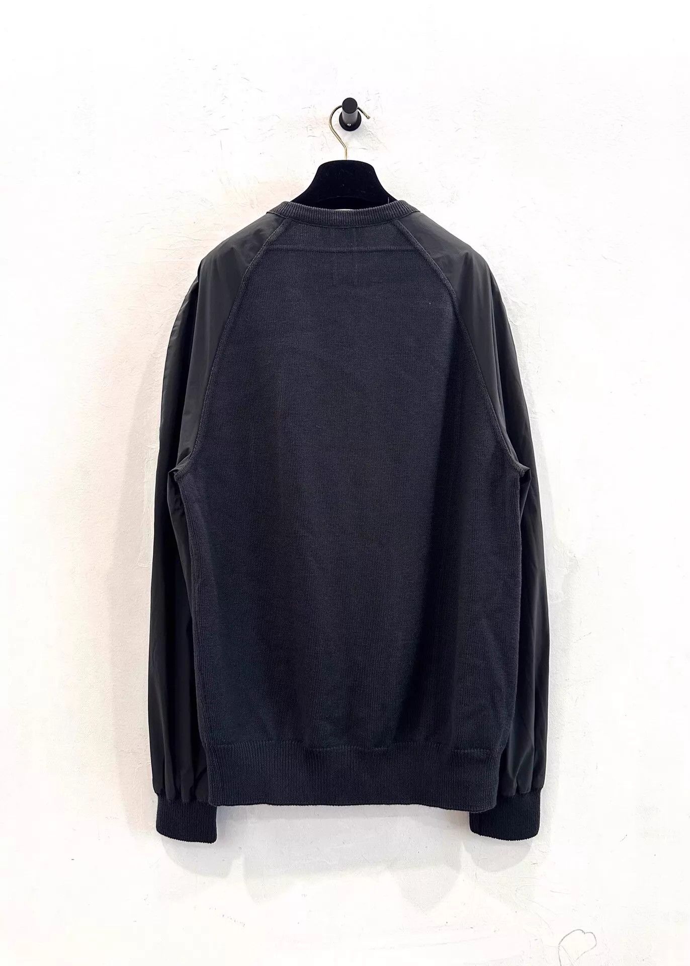 Hermes Hermes Men's Black Wool & Leather Zipper Knit Sweater L Size US L / EU 52-54 / 3 - 2 Thumbnail