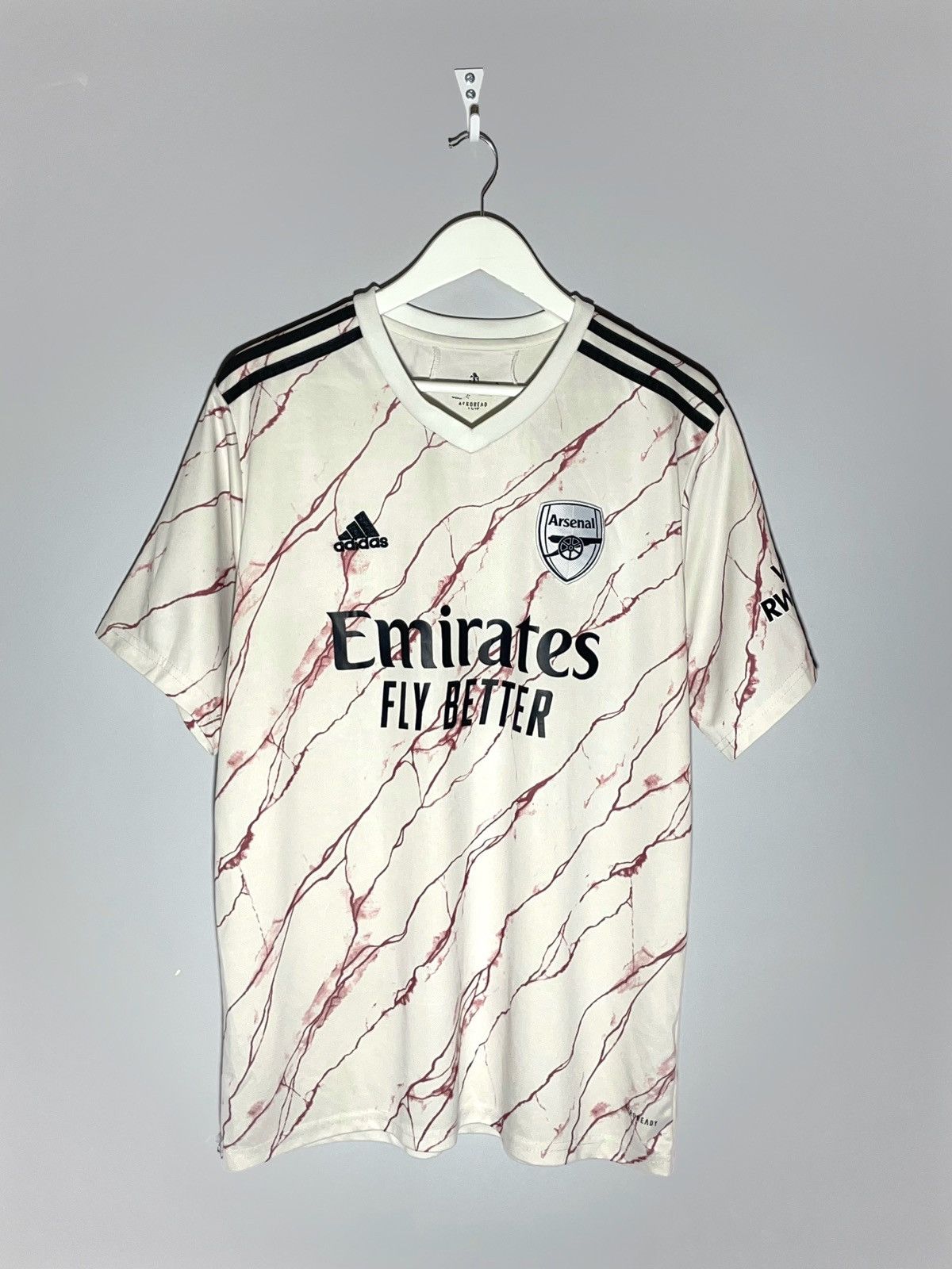 Arsenal FC Adidas 2020/21 Y2k Streetwear Football Shirt