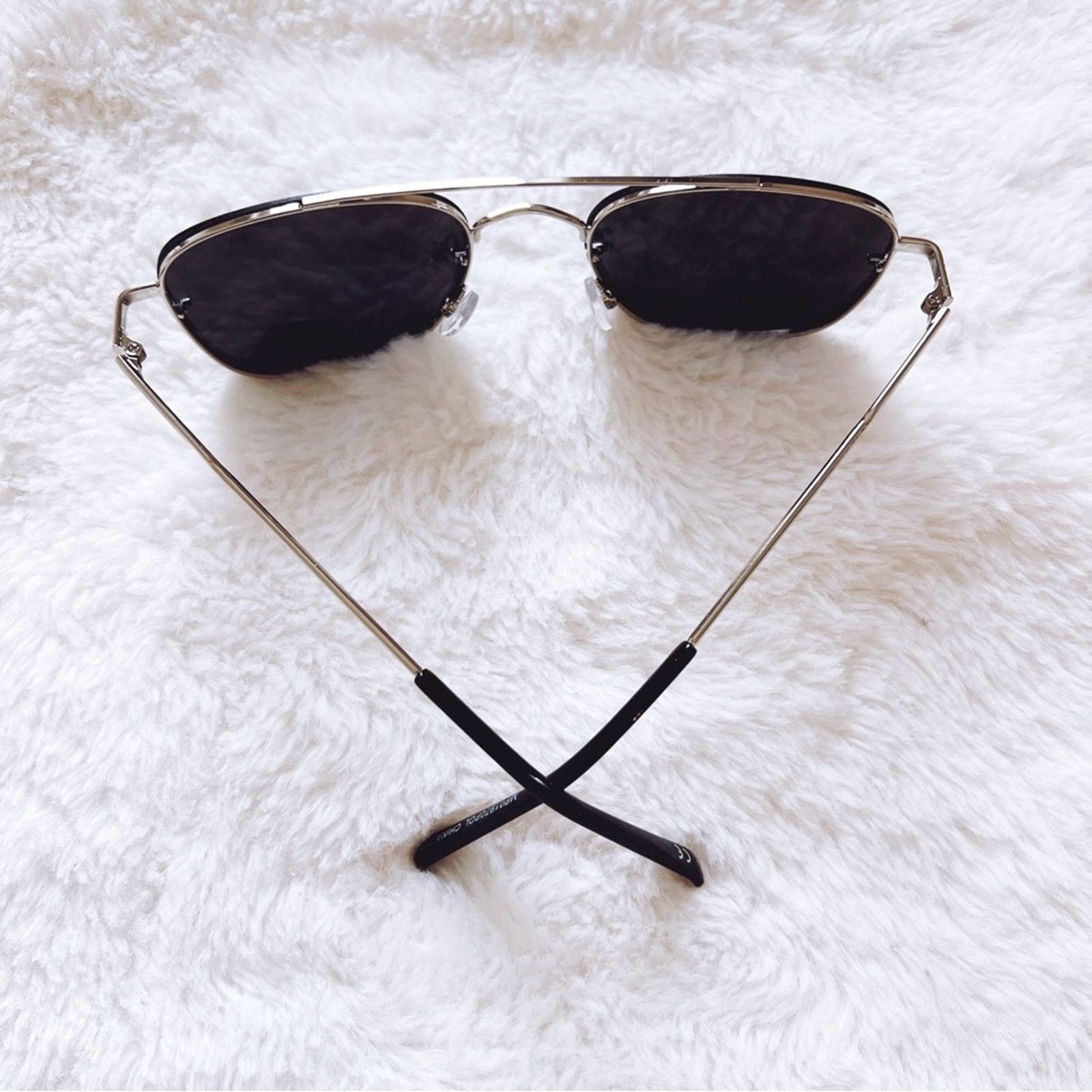 Other Lara Dark Gray&Silver Lenses Polarized Sunglasses Size ONE SIZE - 9 Thumbnail