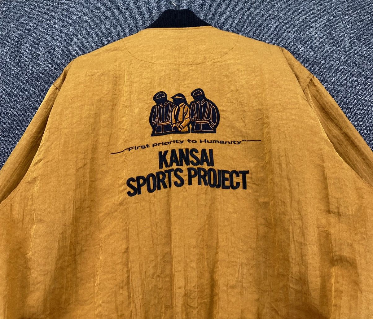Kansai Yamamoto Vintage Kansai Yamamoto Sports Project Bomber Varsity Jacket Size US M / EU 48-50 / 2 - 6 Thumbnail