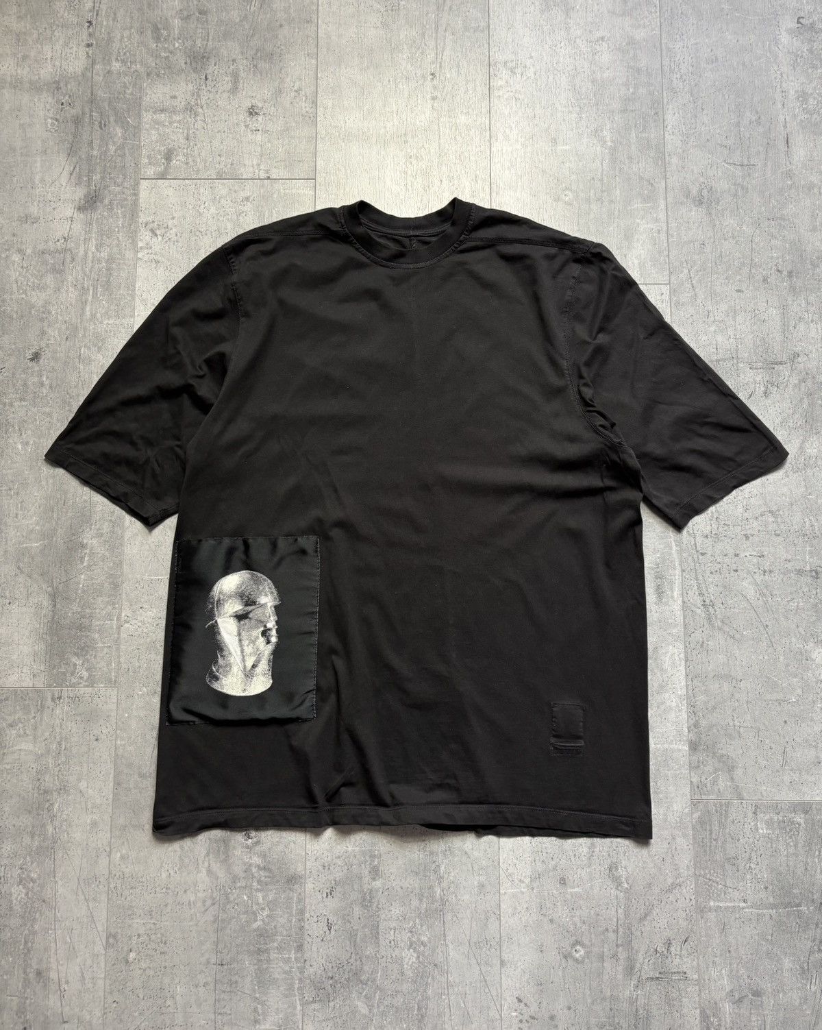 Rick Owens Drkshdw Rick Owens DRKSHDW Photo Patch Jumbo T-shirt