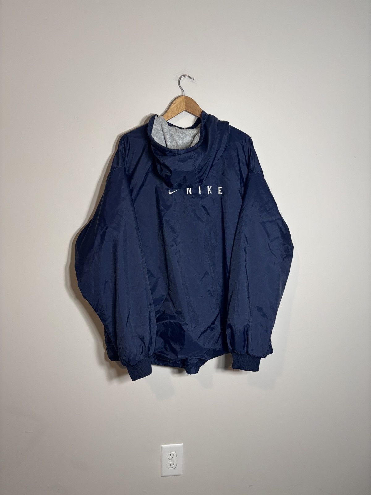 Nike Vintage 90s Nike Hooded Puffer Jacket XL Size US XL / EU 56 / 4 - 4 Thumbnail