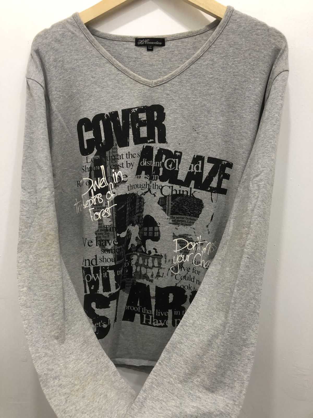 Hysteric Glamour Gothic Poem Skull LongSleeve Rock Punk Style Size US L / EU 52-54 / 3 - 2 Thumbnail