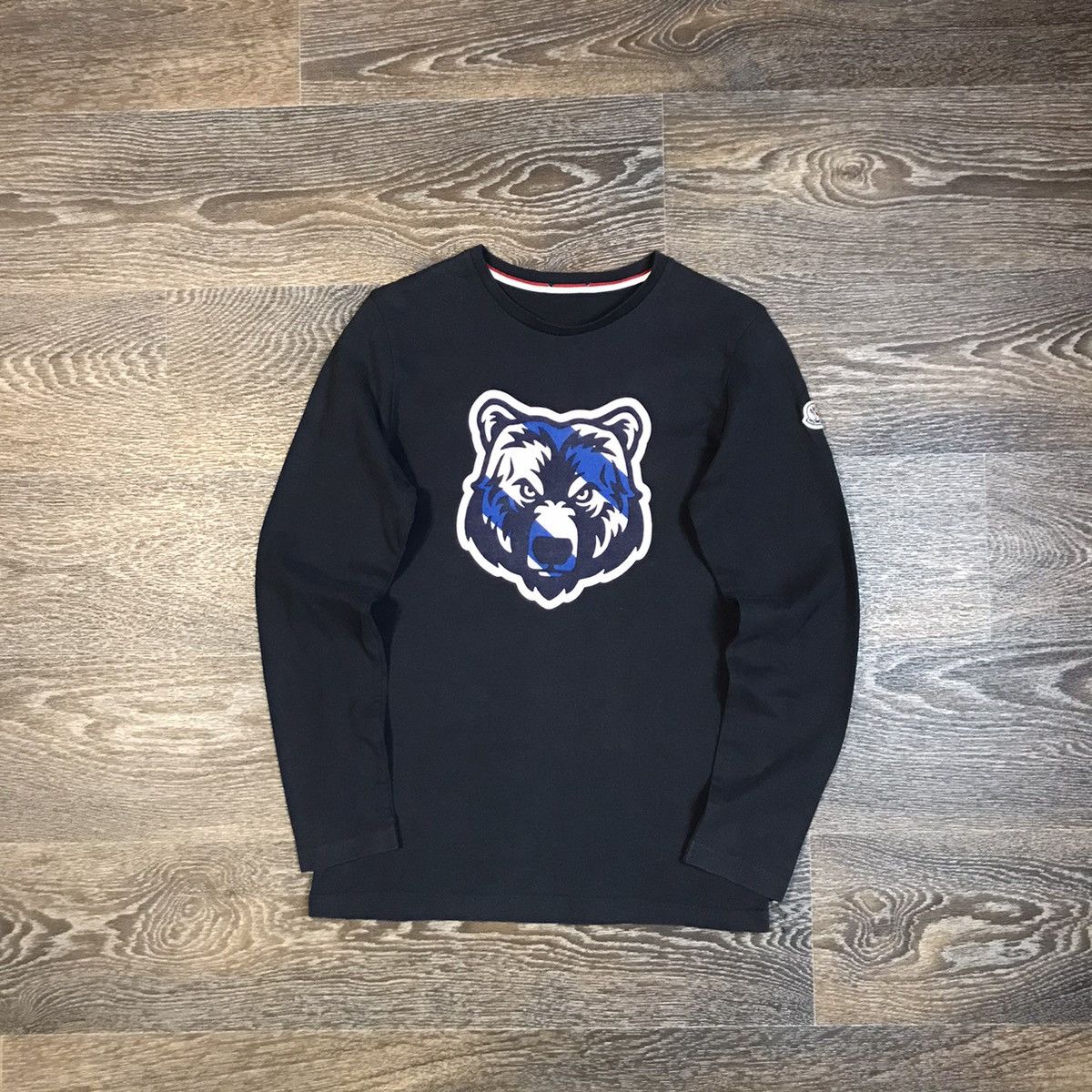 Moncler Moncler Big Logo Bear women sweatshirt long sleeve size Xs/S Size S / US 4 / IT 40 - 1 Thumbnail