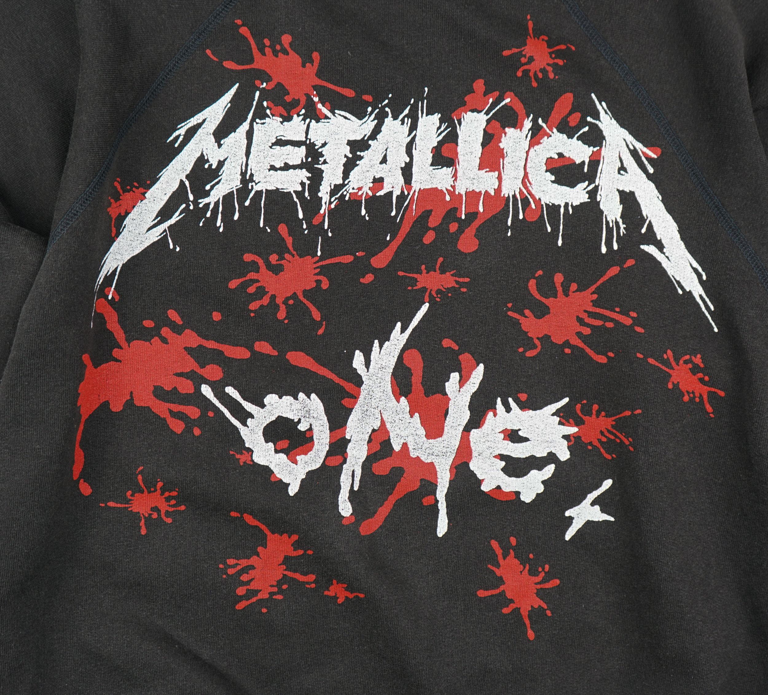 Band Tees × Vintage 1988 Metallica One Sweatshirt Size US L / EU 52-54 / 3 - 9 Thumbnail