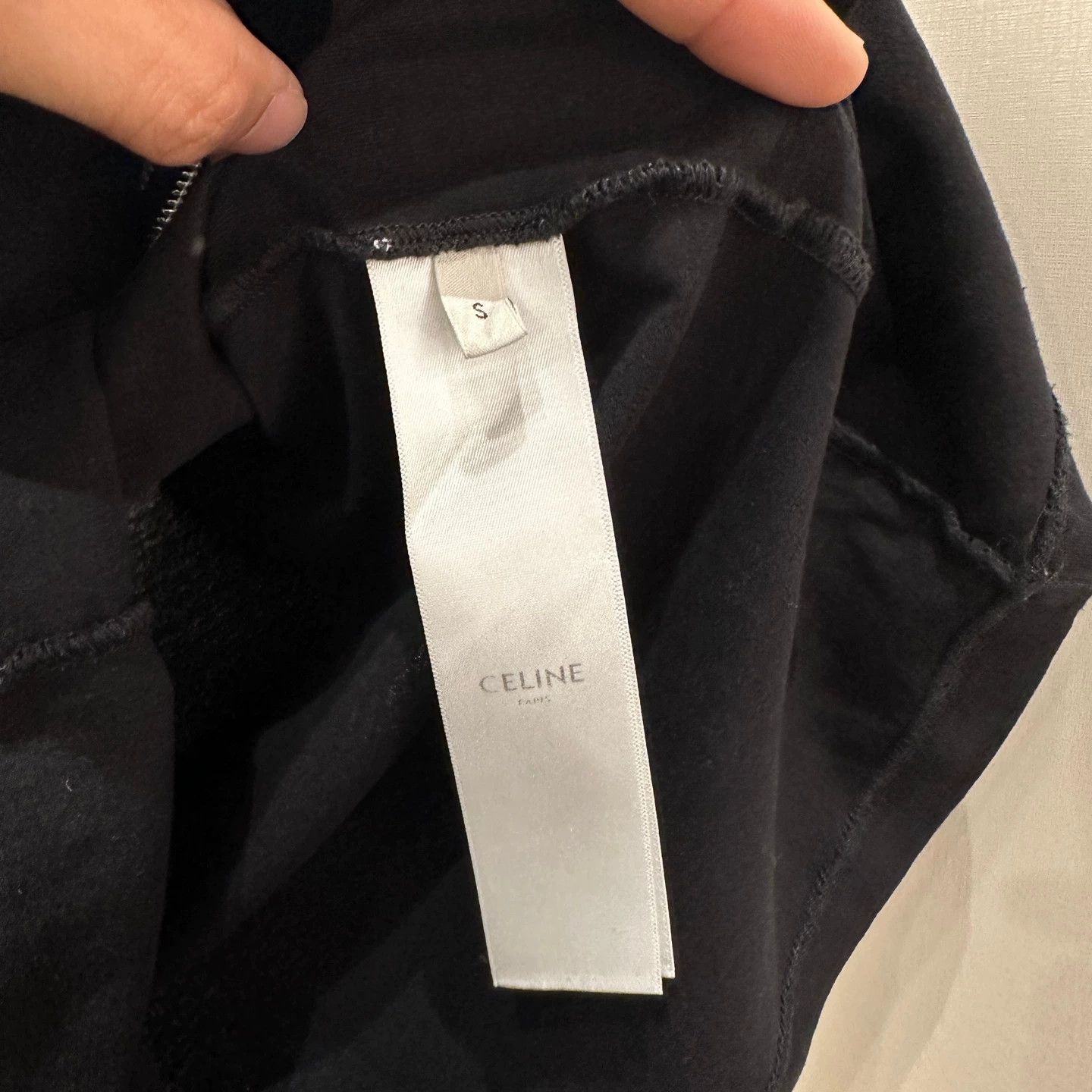 Celine Celine Feb447 Triomphe Slogan Letter SS Tee S Size S / US 4 / IT 40 - 4 Thumbnail